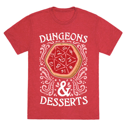 Dungeons & Desserts Unisex Triblend Tee