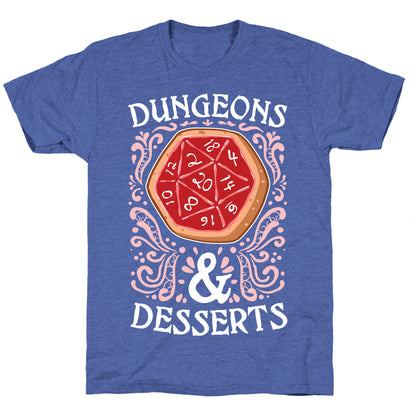 Dungeons & Desserts Unisex Triblend Tee