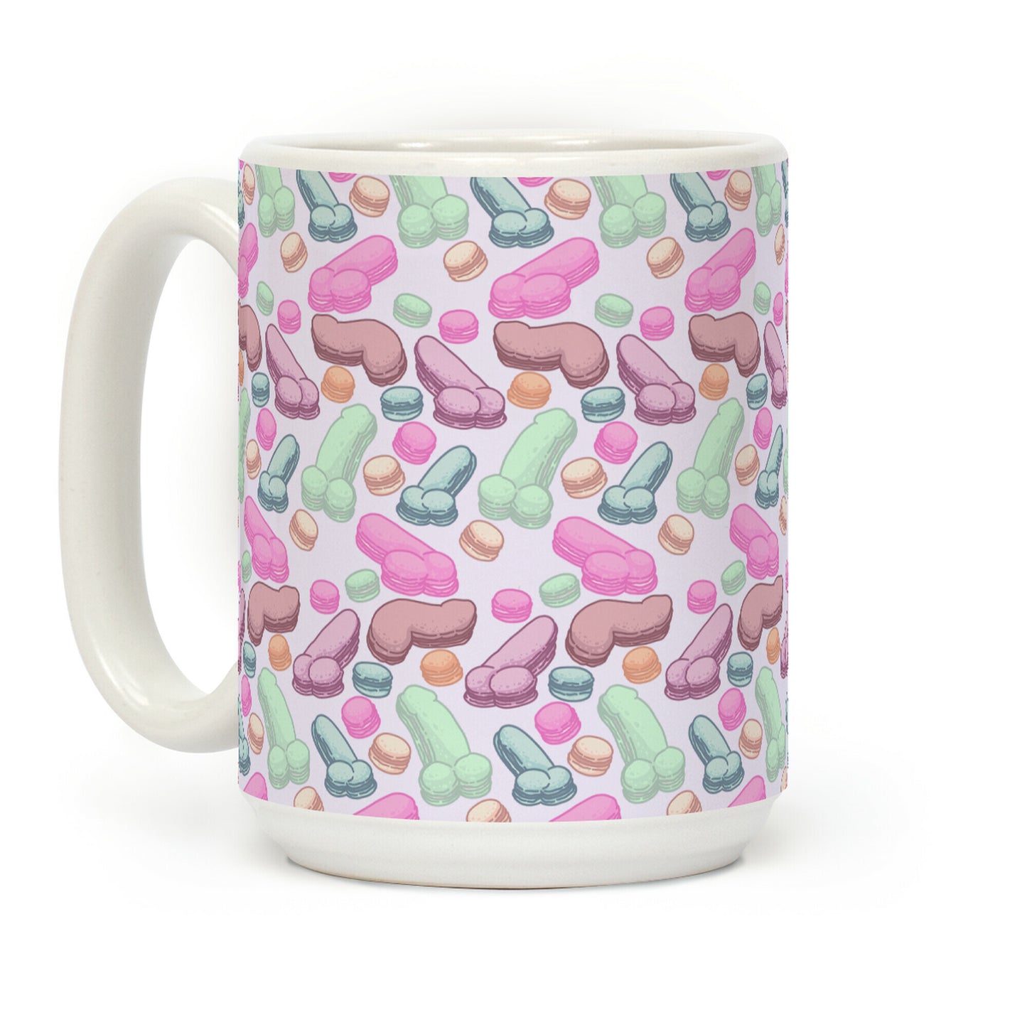 Macaron Peens Pattern Coffee Mug