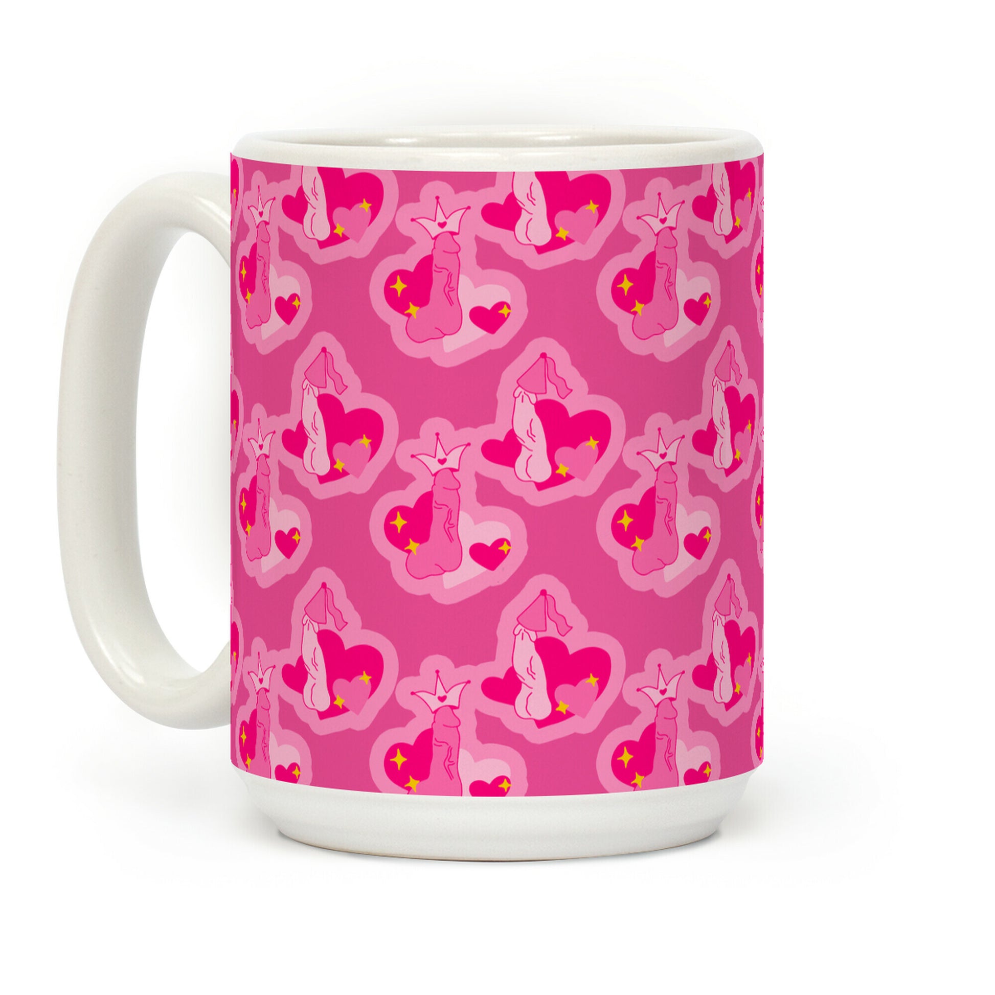 Princess Penis Pattern Coffee Mug