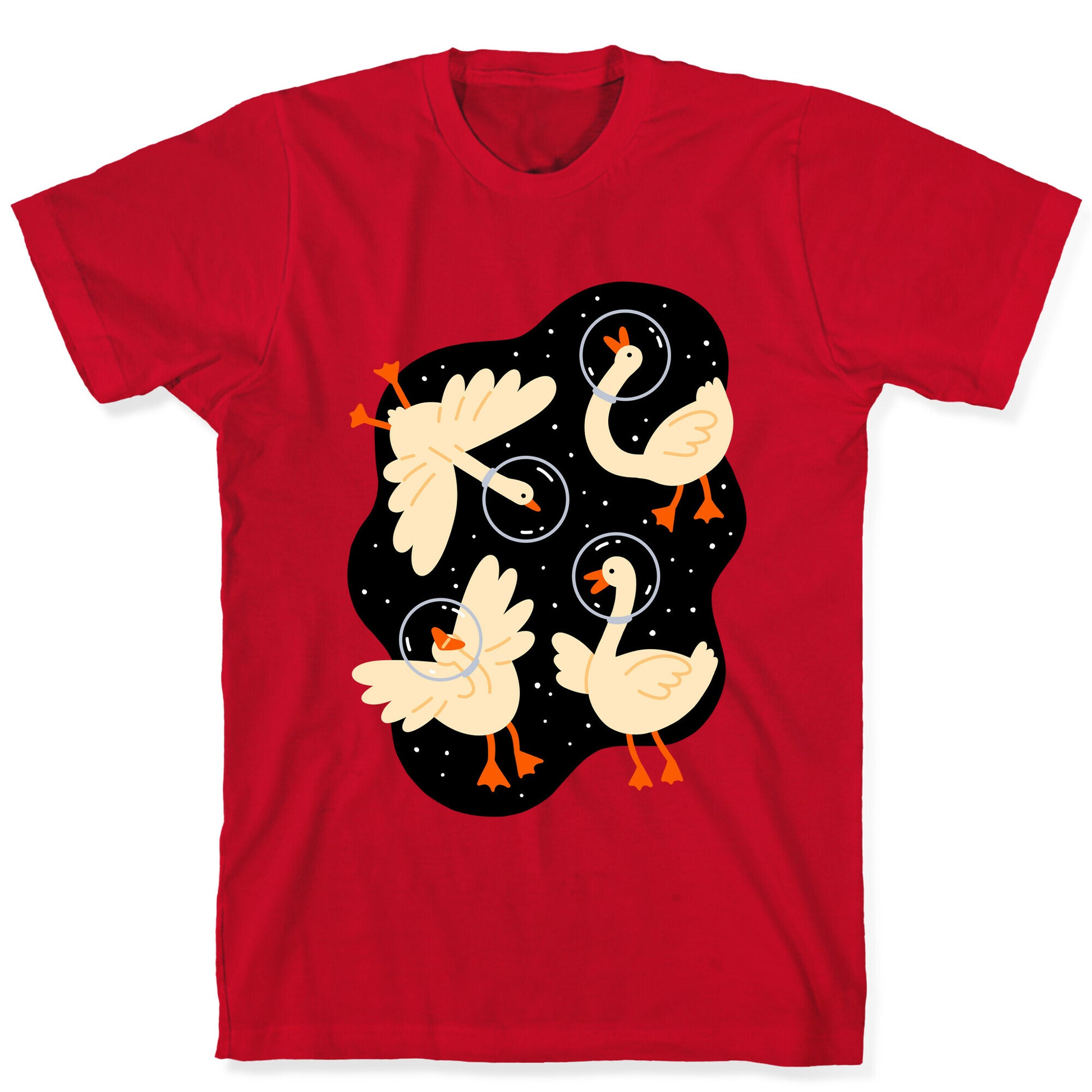 Geese In Space T-Shirt