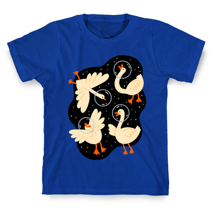 Geese In Space T-Shirt