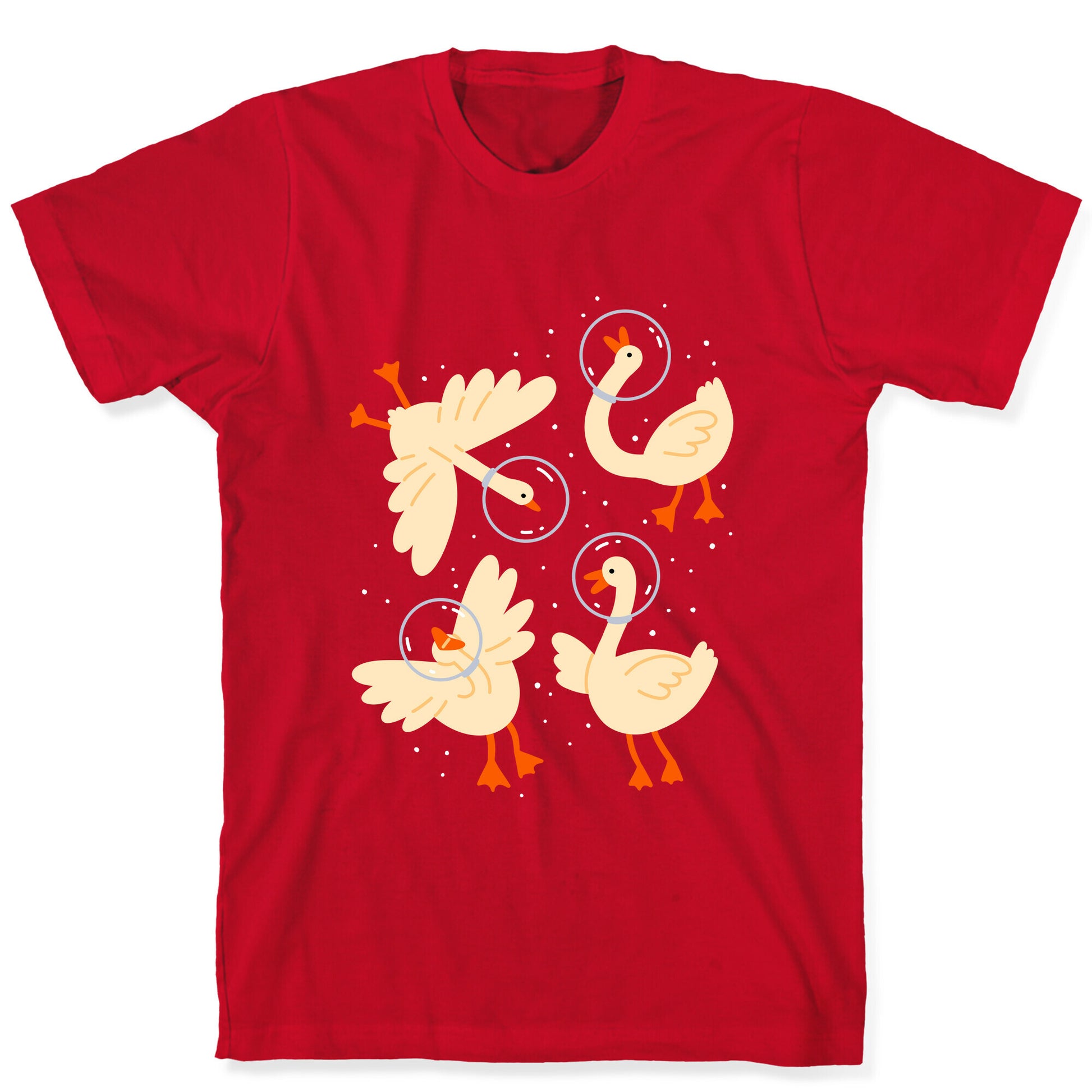 Geese In Space T-Shirt