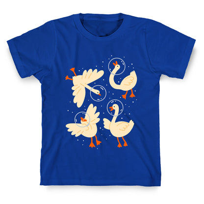 Geese In Space T-Shirt