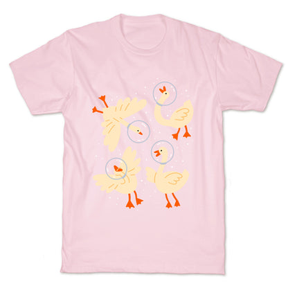 Geese In Space T-Shirt