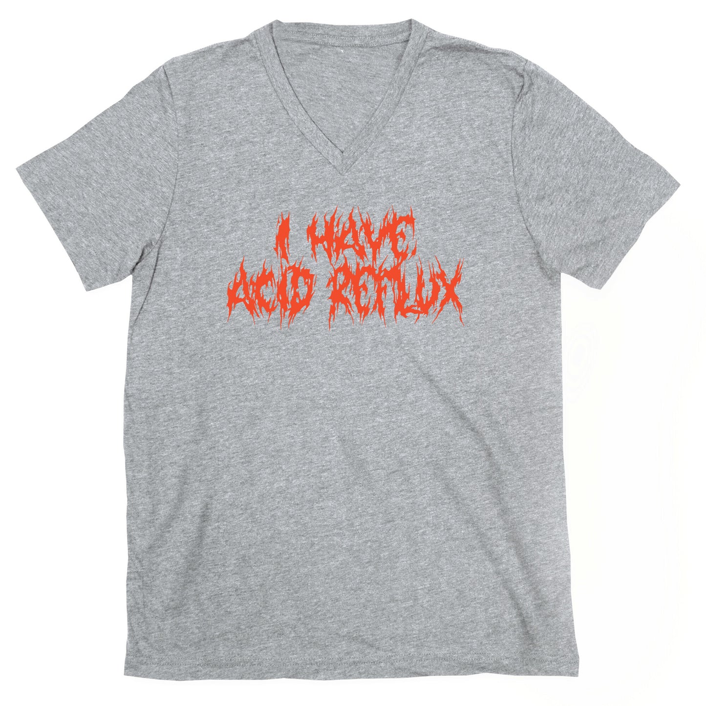 I Have Acid Reflux Metal Band Parody V-Neck