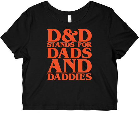 D & D Stands For Dads and Daddies Parody Graphic Baby Tee