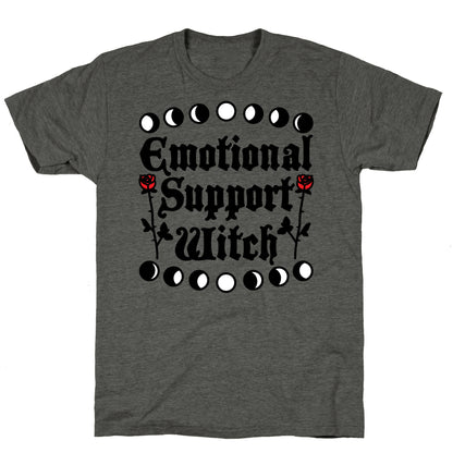 Emotional Support Witch Unisex Triblend Tee