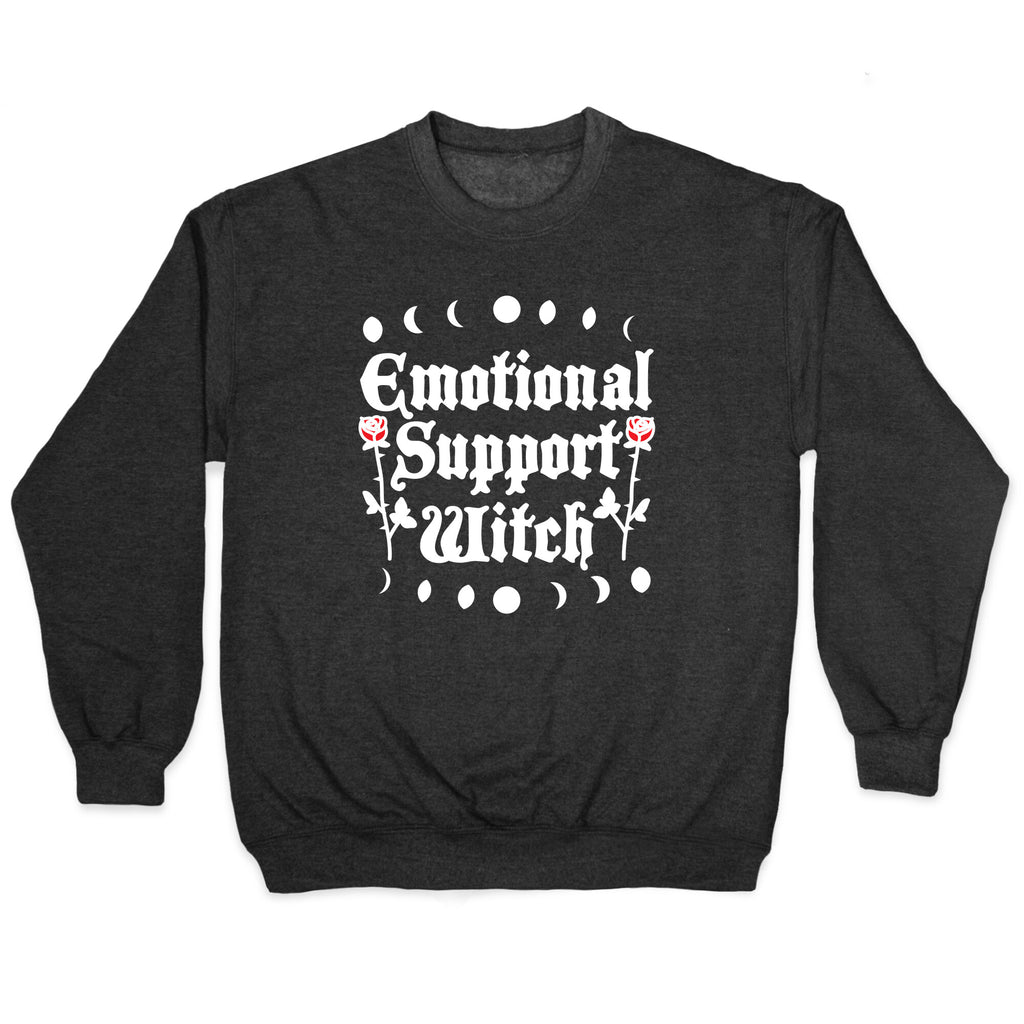 Emotional Support Witch Crewneck Sweatshirt