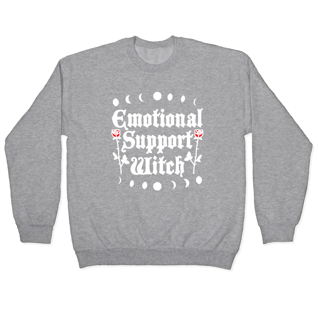 Emotional Support Witch Crewneck Sweatshirt