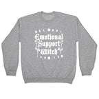 Emotional Support Witch Crewneck Sweatshirt