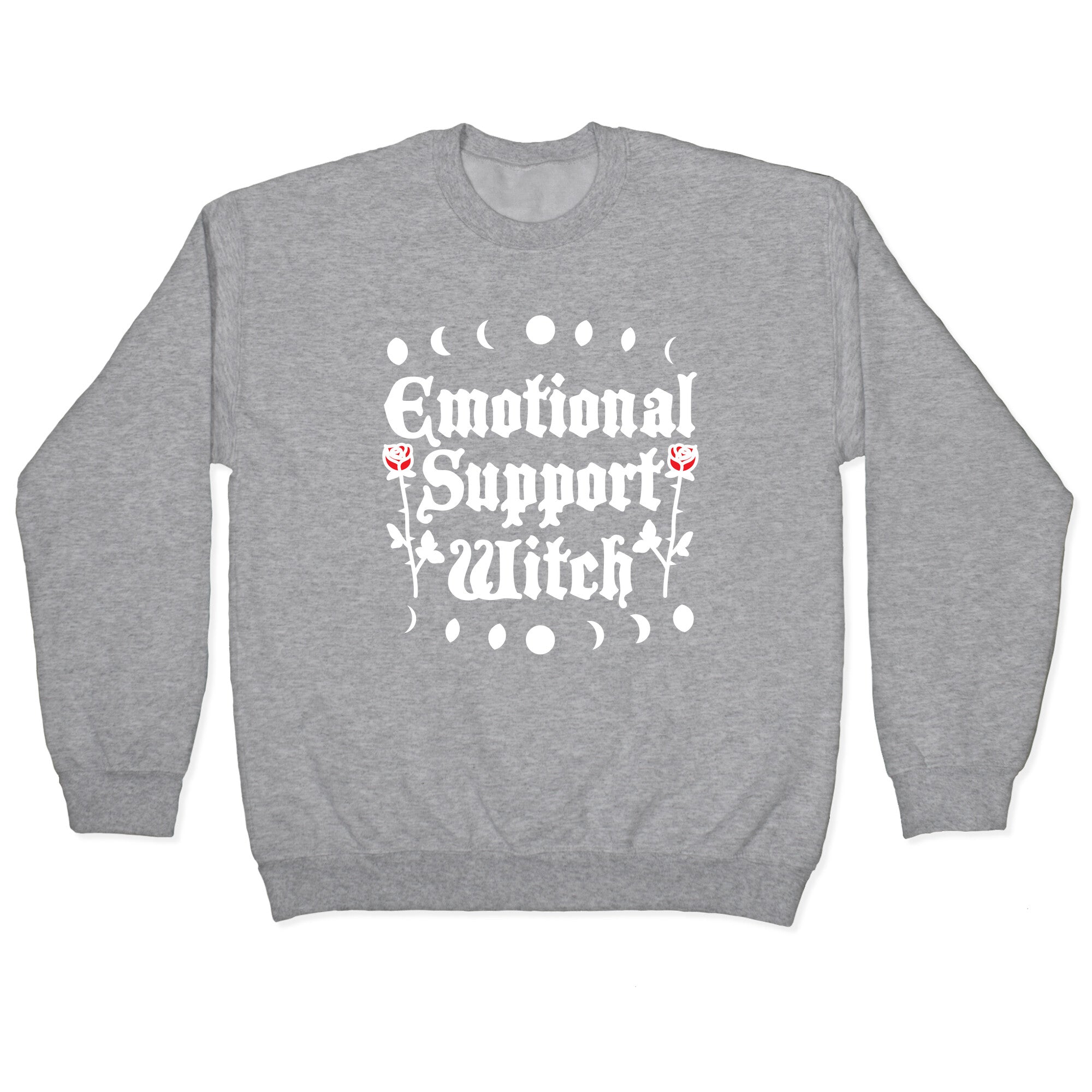 Emotional Support Witch Crewneck Sweatshirt