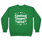 Emotional Support Witch Crewneck Sweatshirt