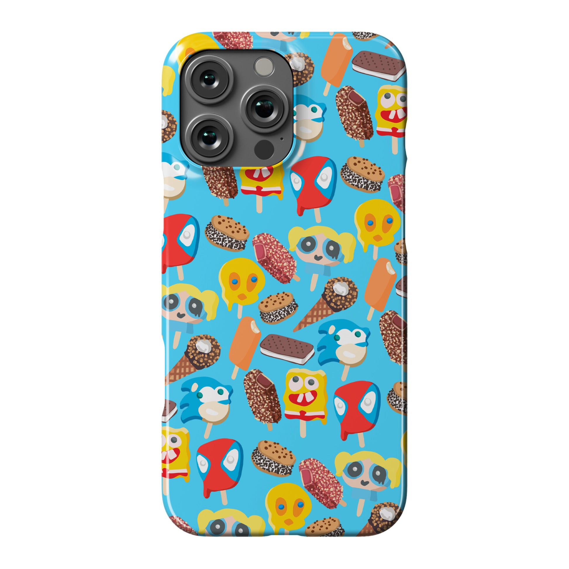 Ice Cream Truck Treats Pattern Phone Case