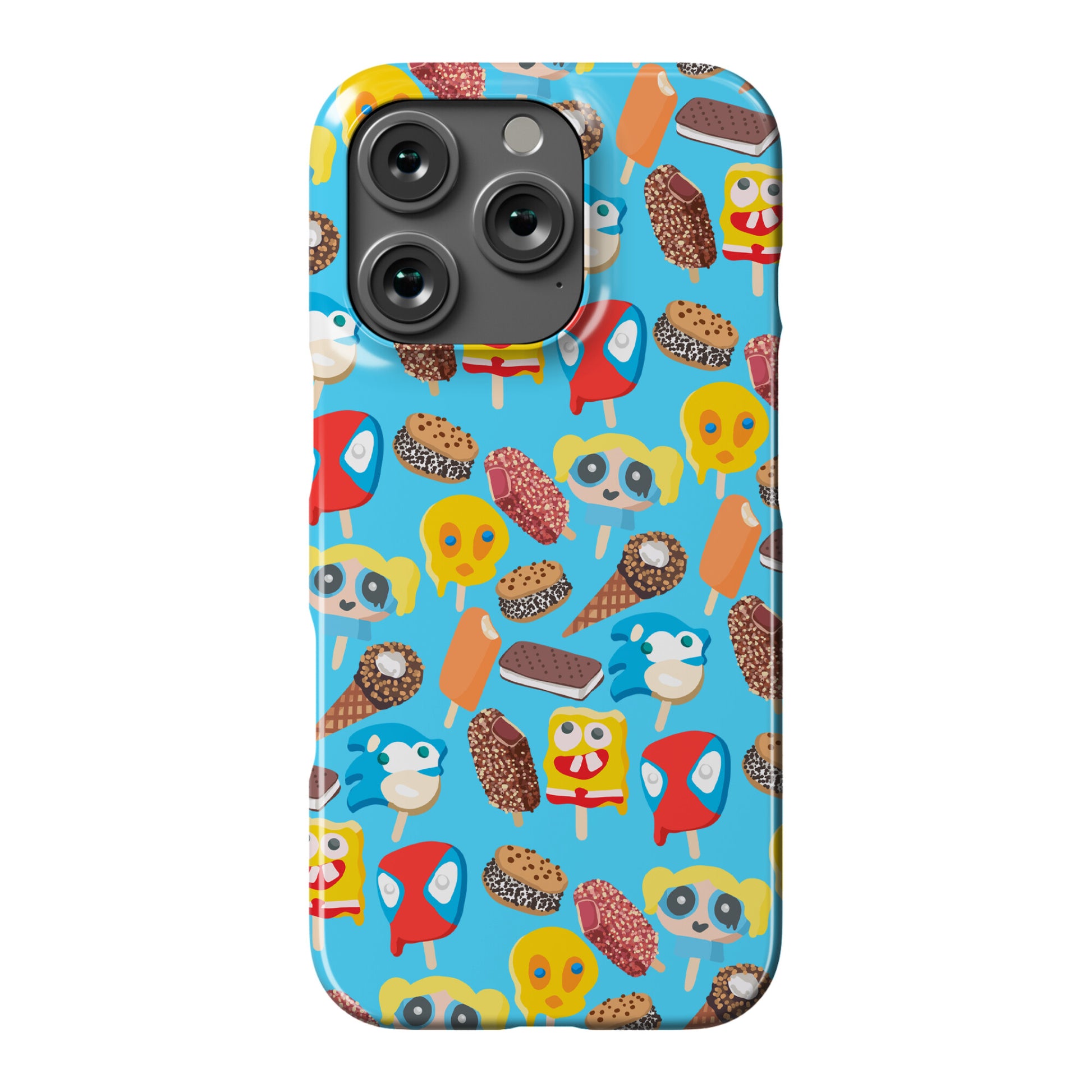 Ice Cream Truck Treats Pattern Phone Case