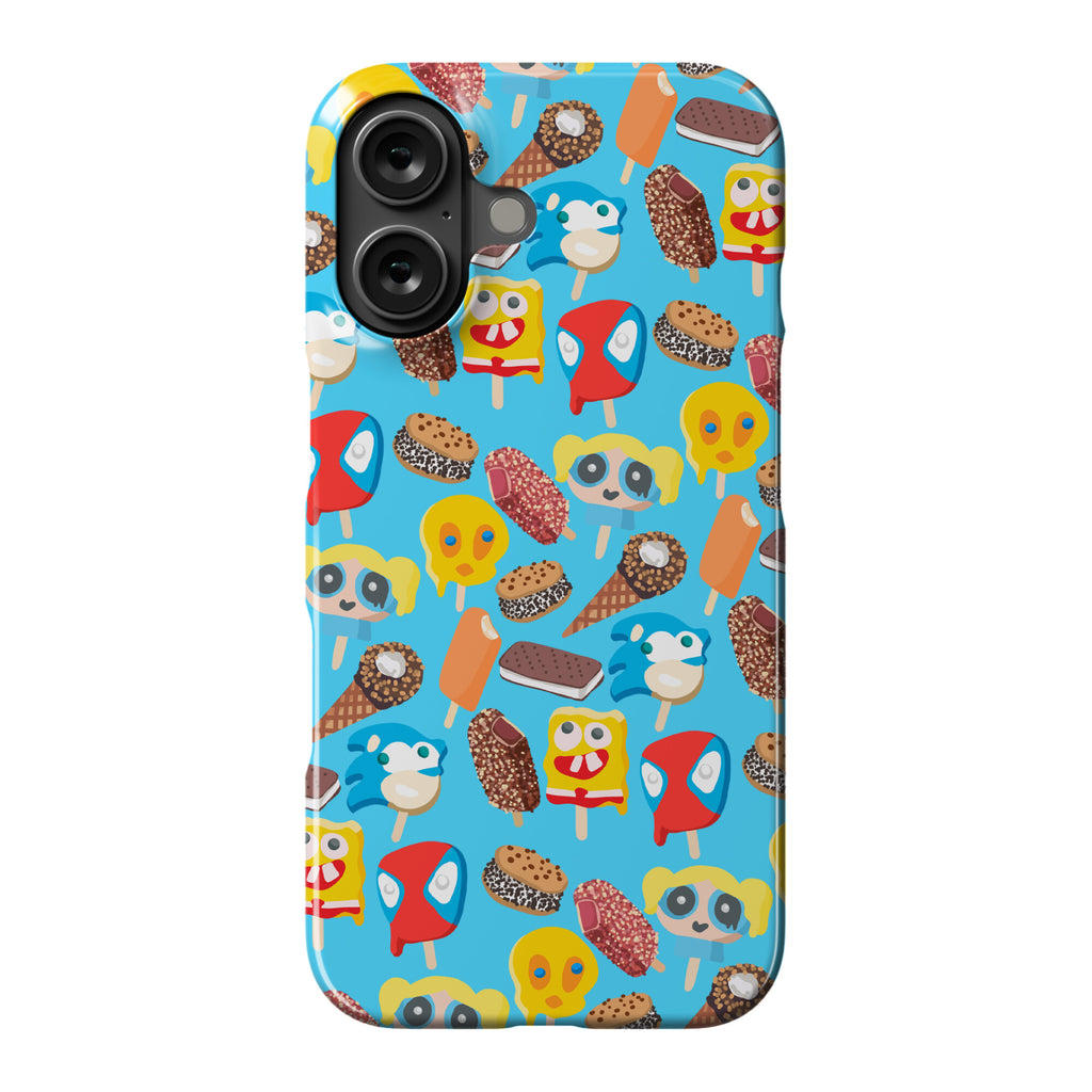 Ice Cream Truck Treats Pattern Phone Case