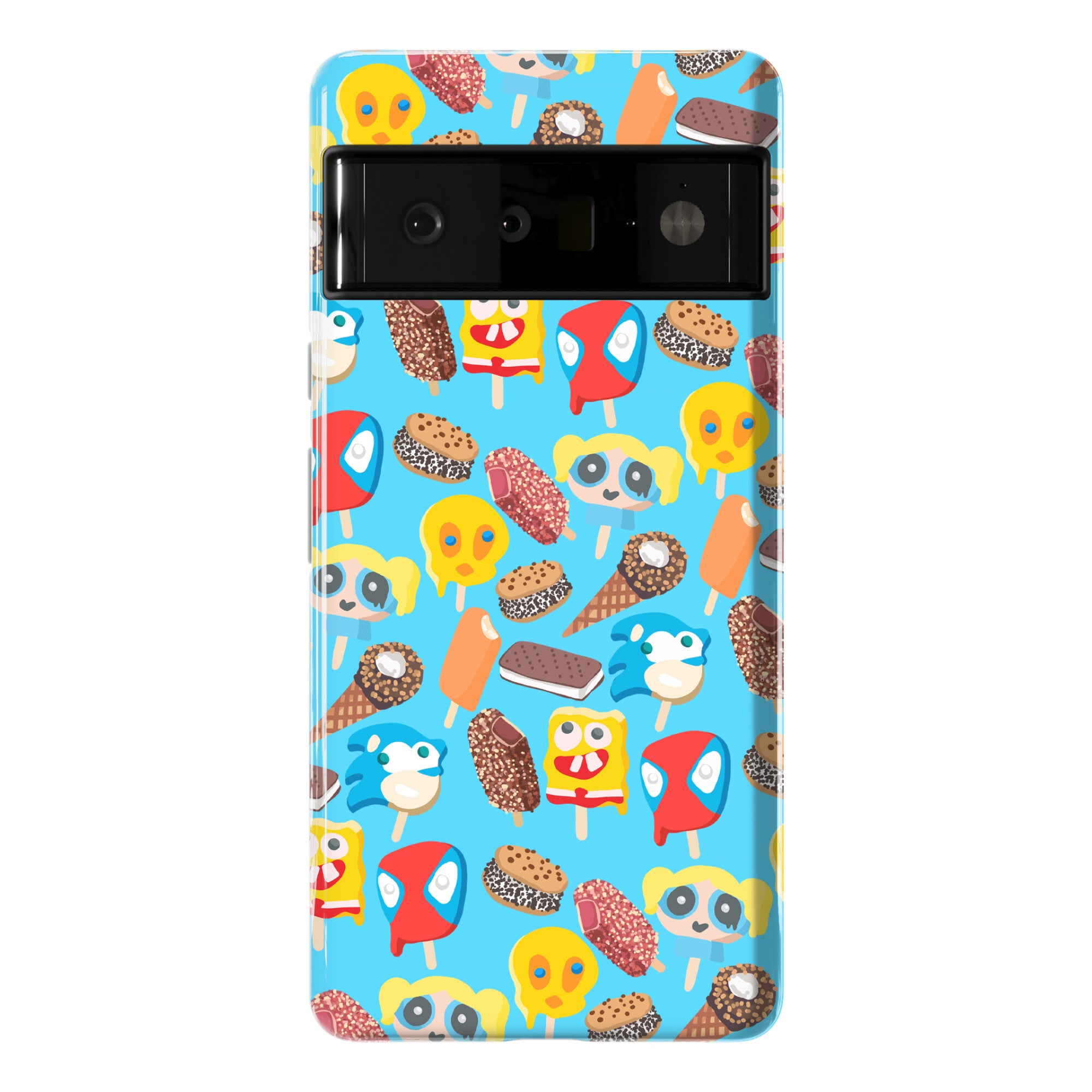 Ice Cream Truck Treats Pattern Phone Case