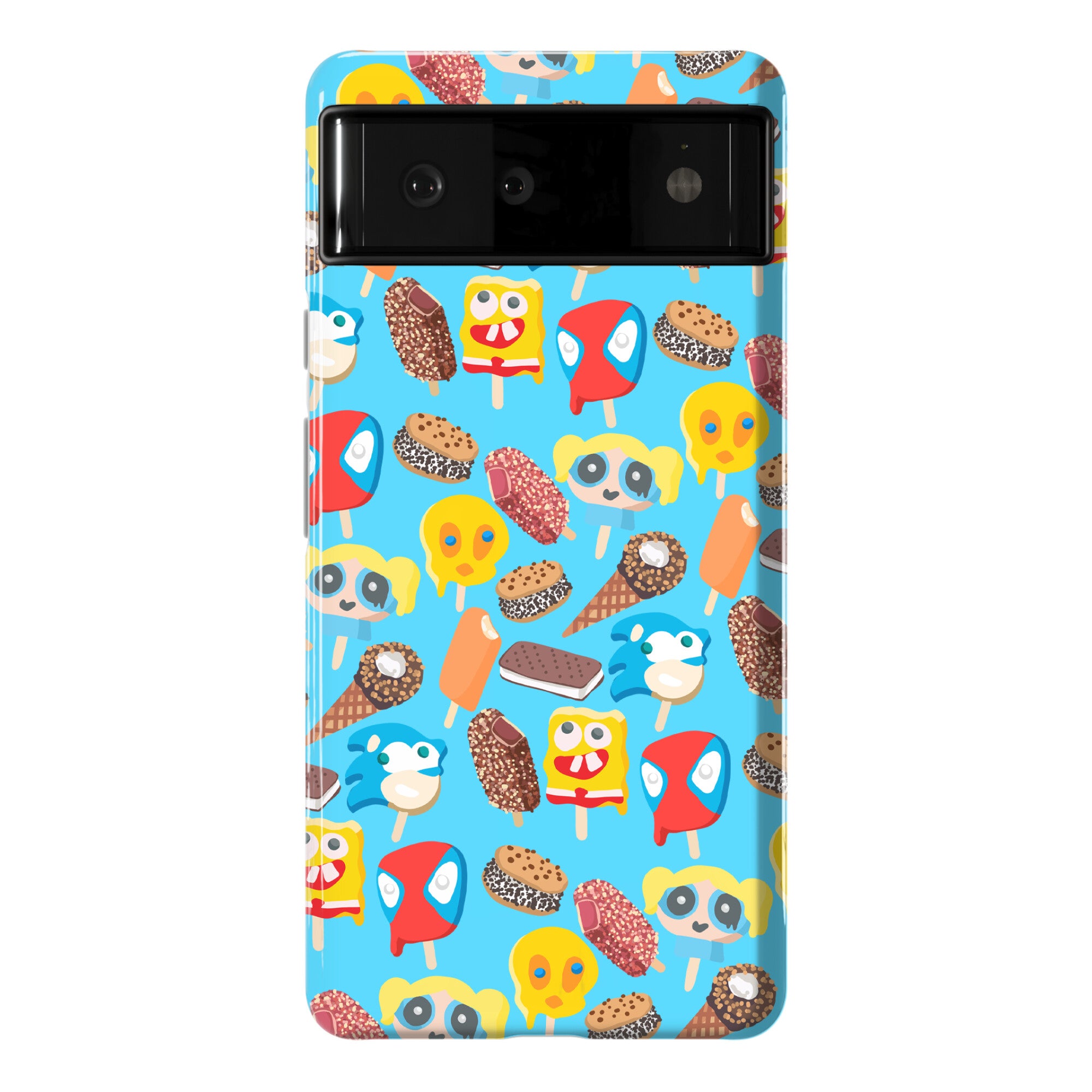 Ice Cream Truck Treats Pattern Phone Case