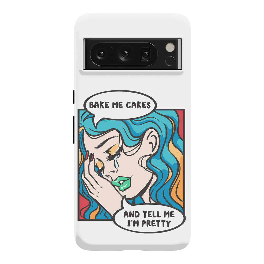 Bake Me Cakes And Tell Me I'm Pretty Comic Girl Phone Case