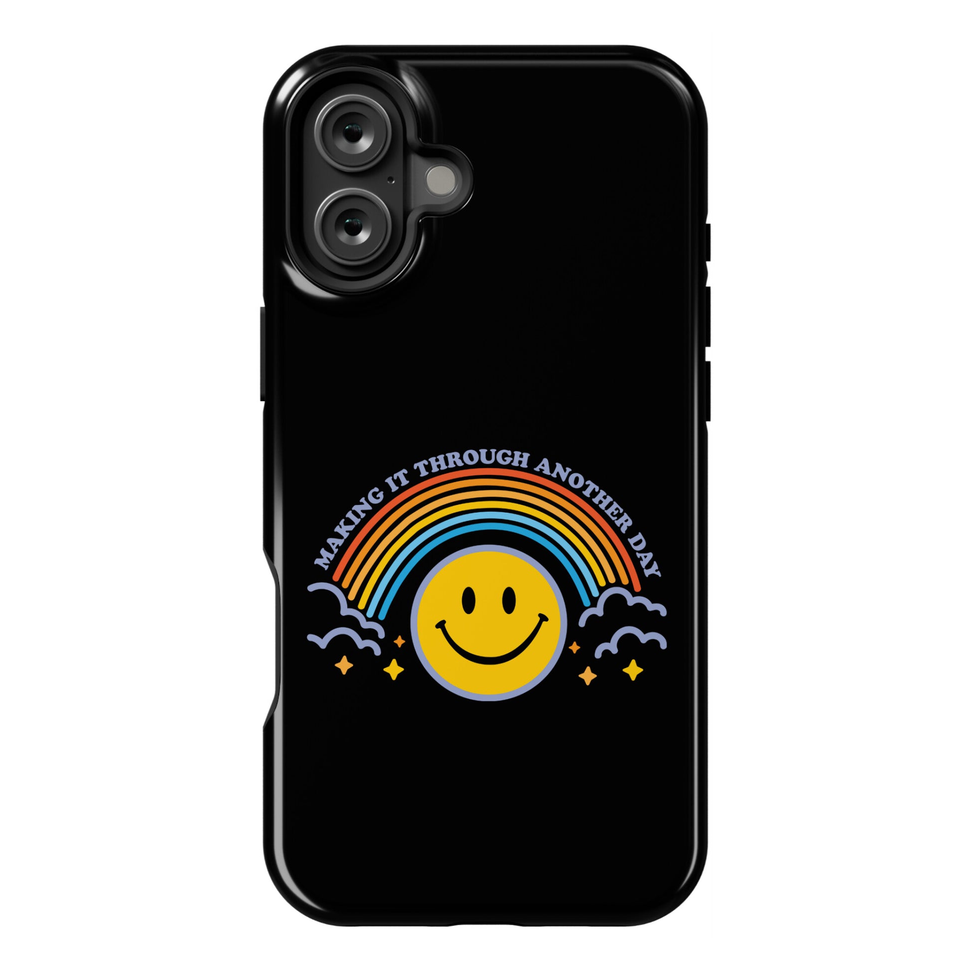 Making It Through Another Day Smiley Face Phone Case