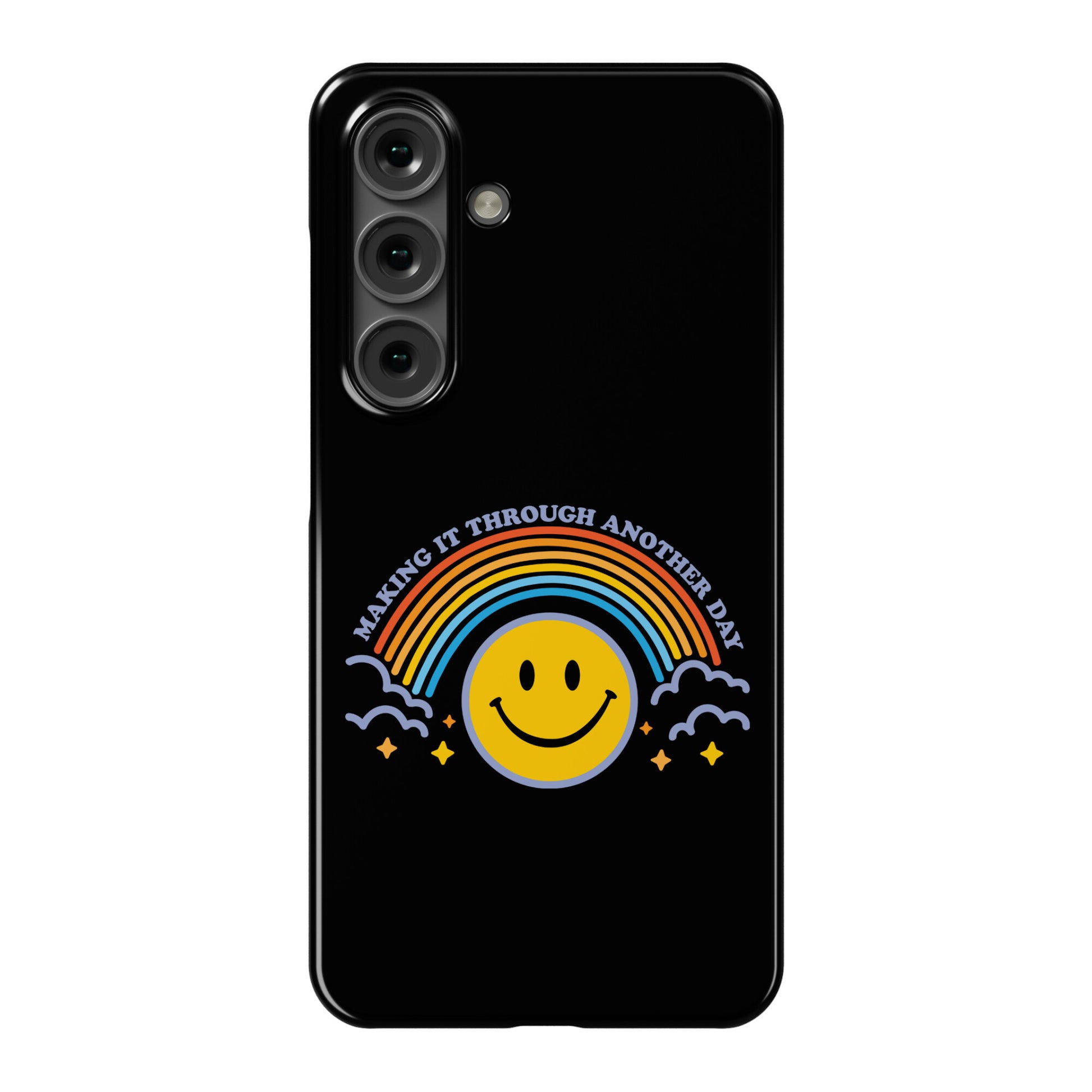 Making It Through Another Day Smiley Face Phone Case