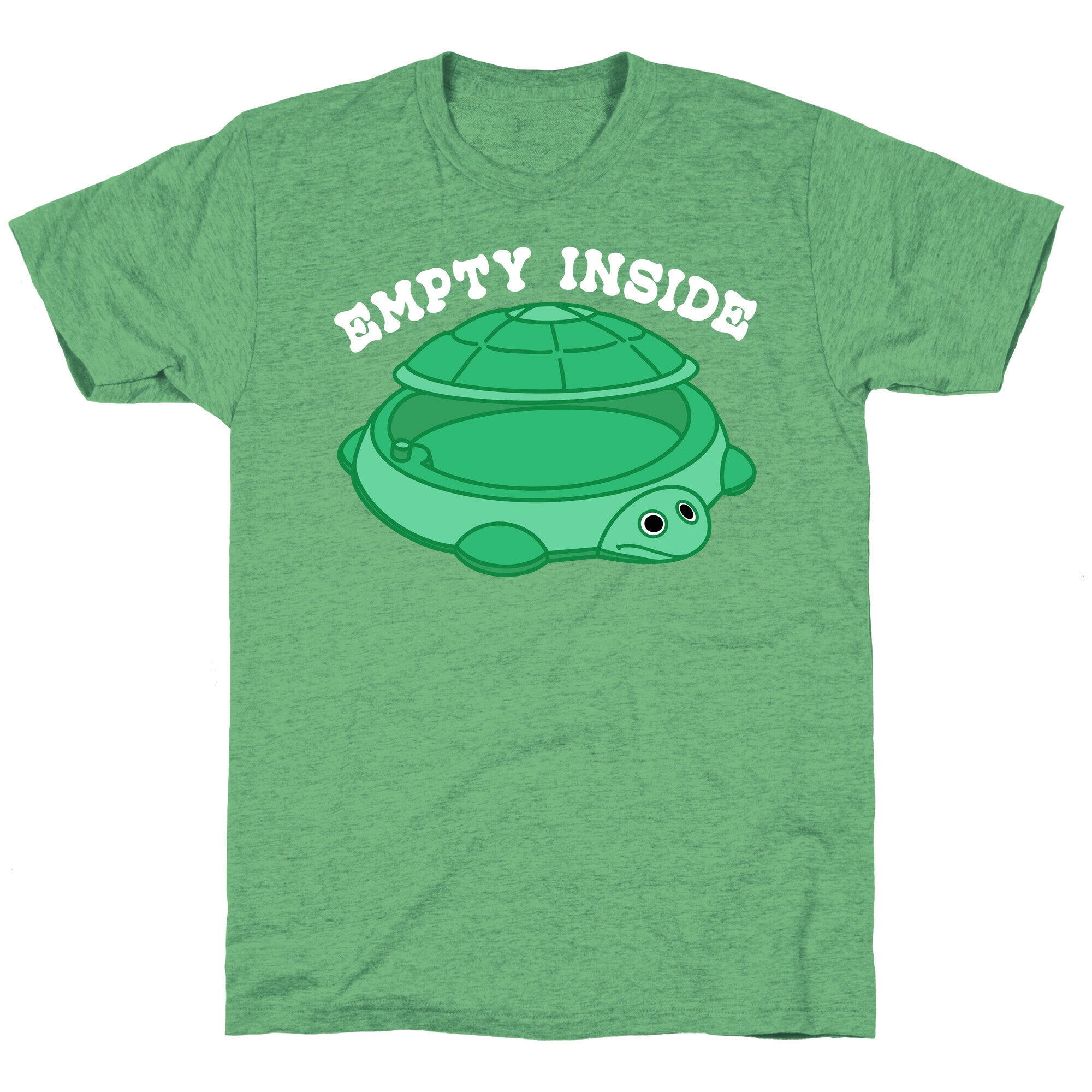 Empty Inside Turtle Sandbox Unisex Triblend Tee