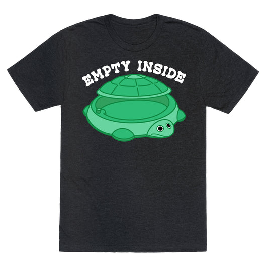 Empty Inside Turtle Sandbox Unisex Triblend Tee