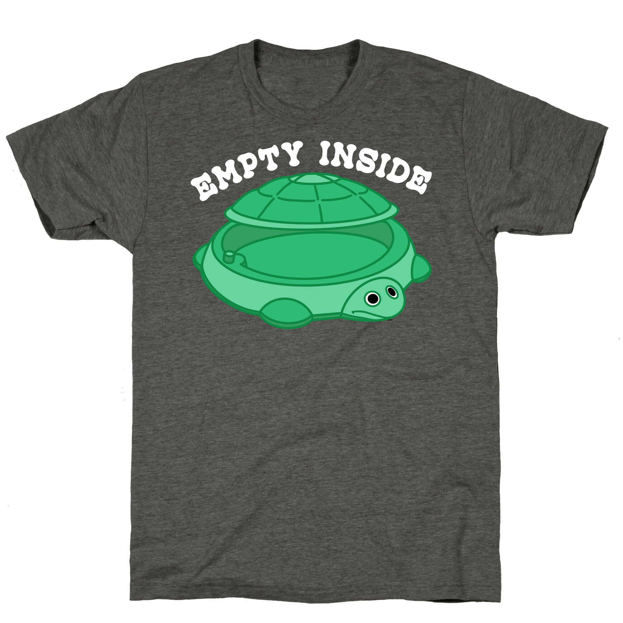 Empty Inside Turtle Sandbox Unisex Triblend Tee