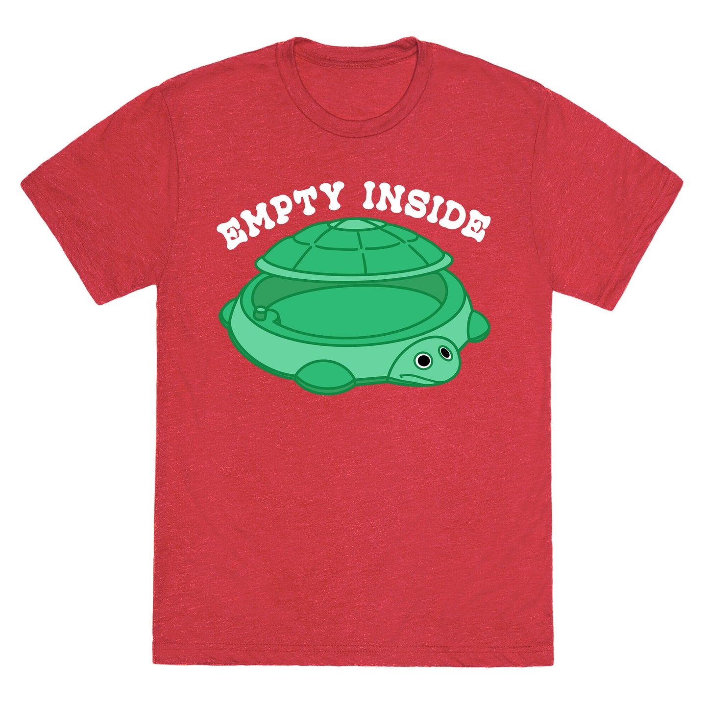 Empty Inside Turtle Sandbox Unisex Triblend Tee