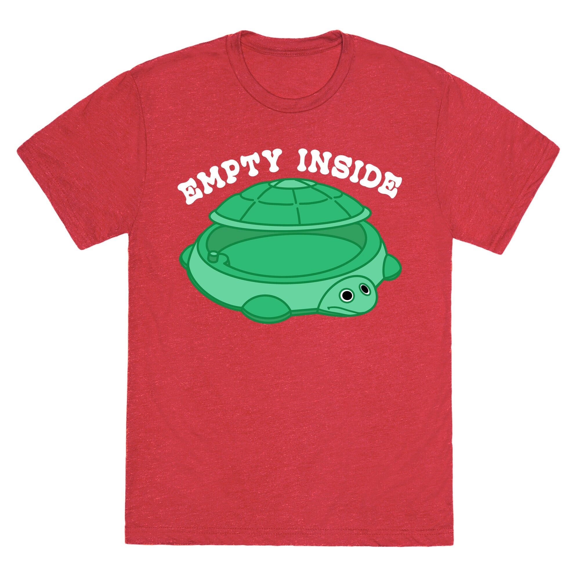 Empty Inside Turtle Sandbox Unisex Triblend Tee