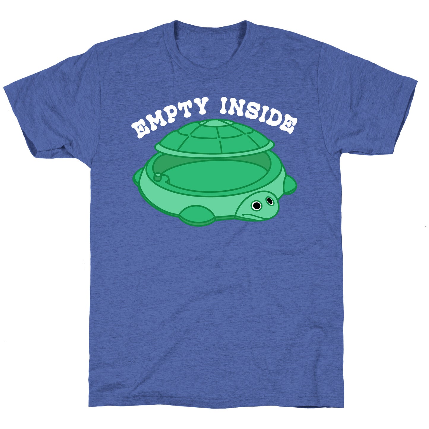 Empty Inside Turtle Sandbox Unisex Triblend Tee