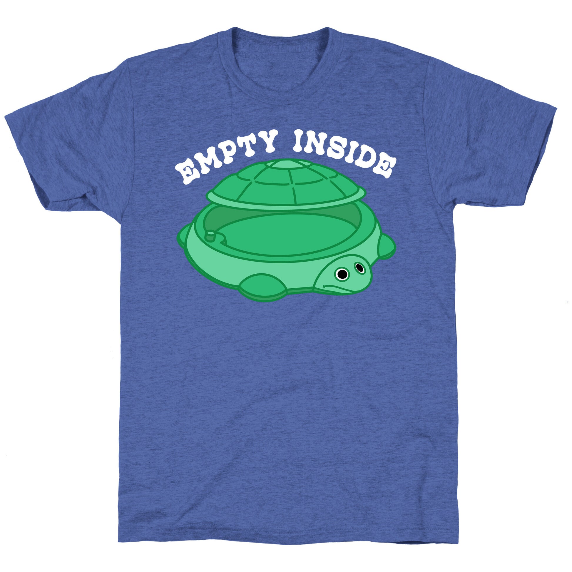 Empty Inside Turtle Sandbox Unisex Triblend Tee
