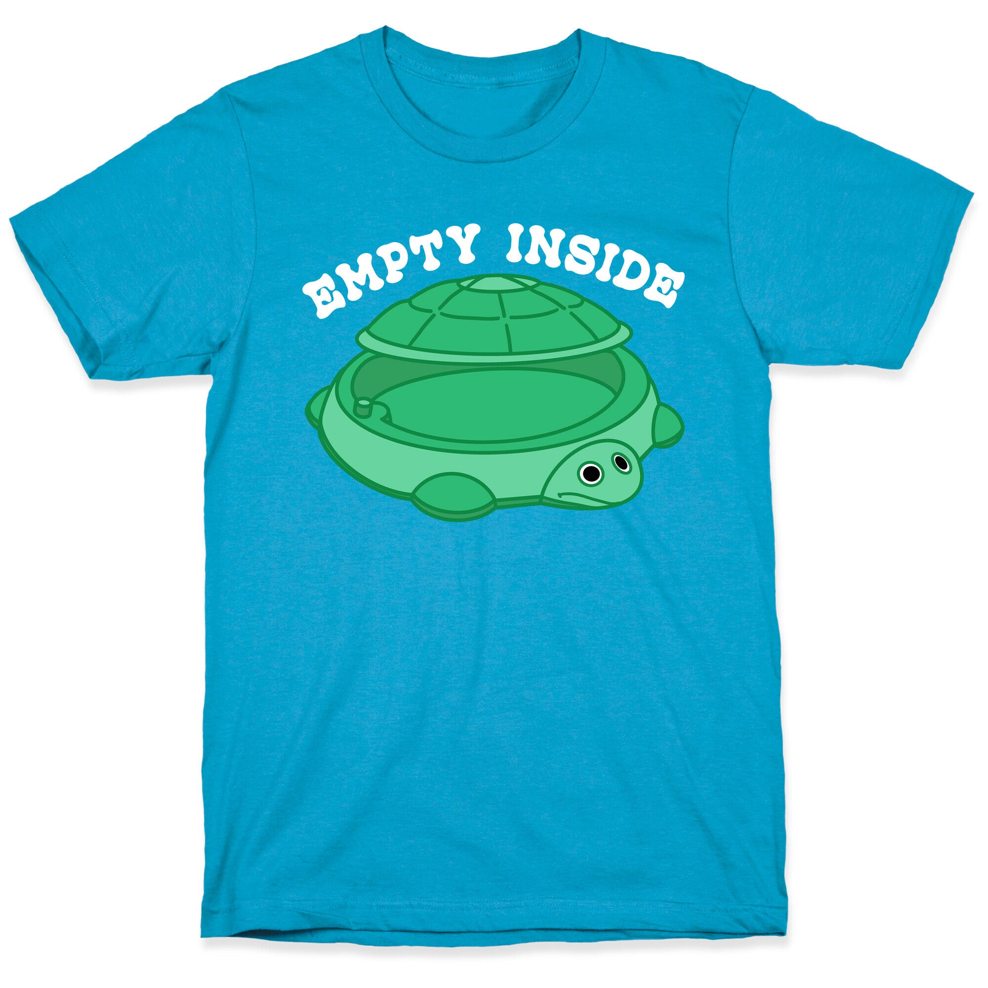 Empty Inside Turtle Sandbox Unisex Triblend Tee