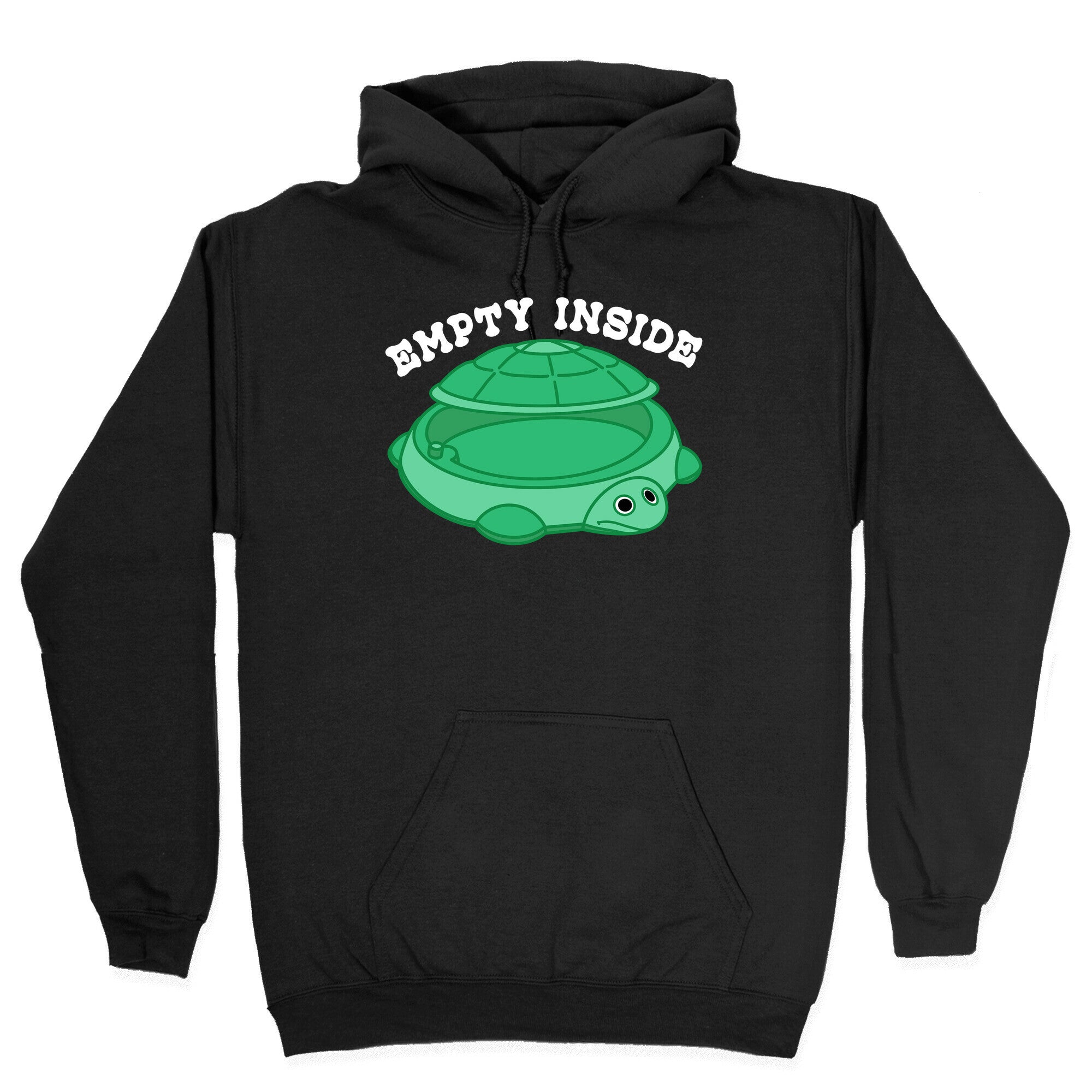 Empty Inside Turtle Sandbox Hoodie
