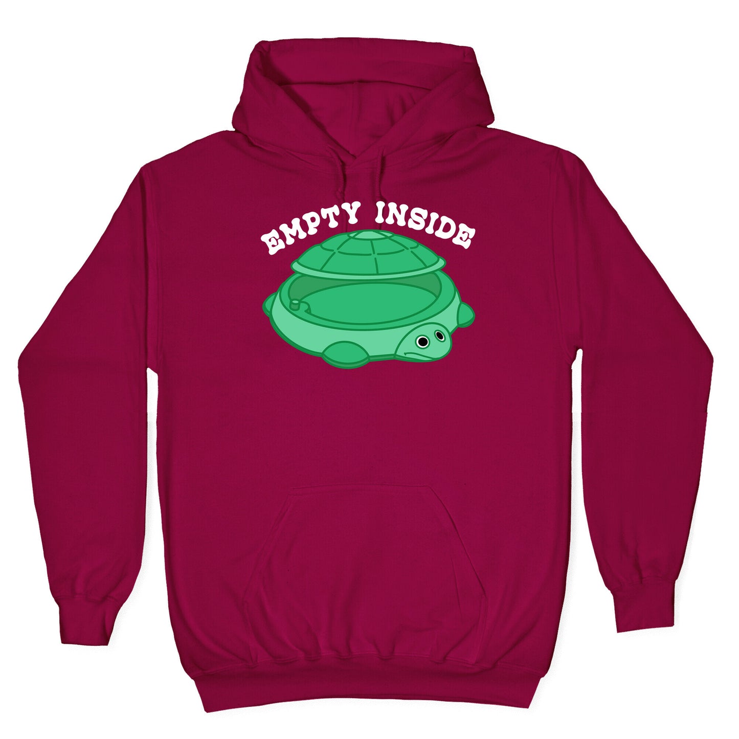 Empty Inside Turtle Sandbox Hoodie