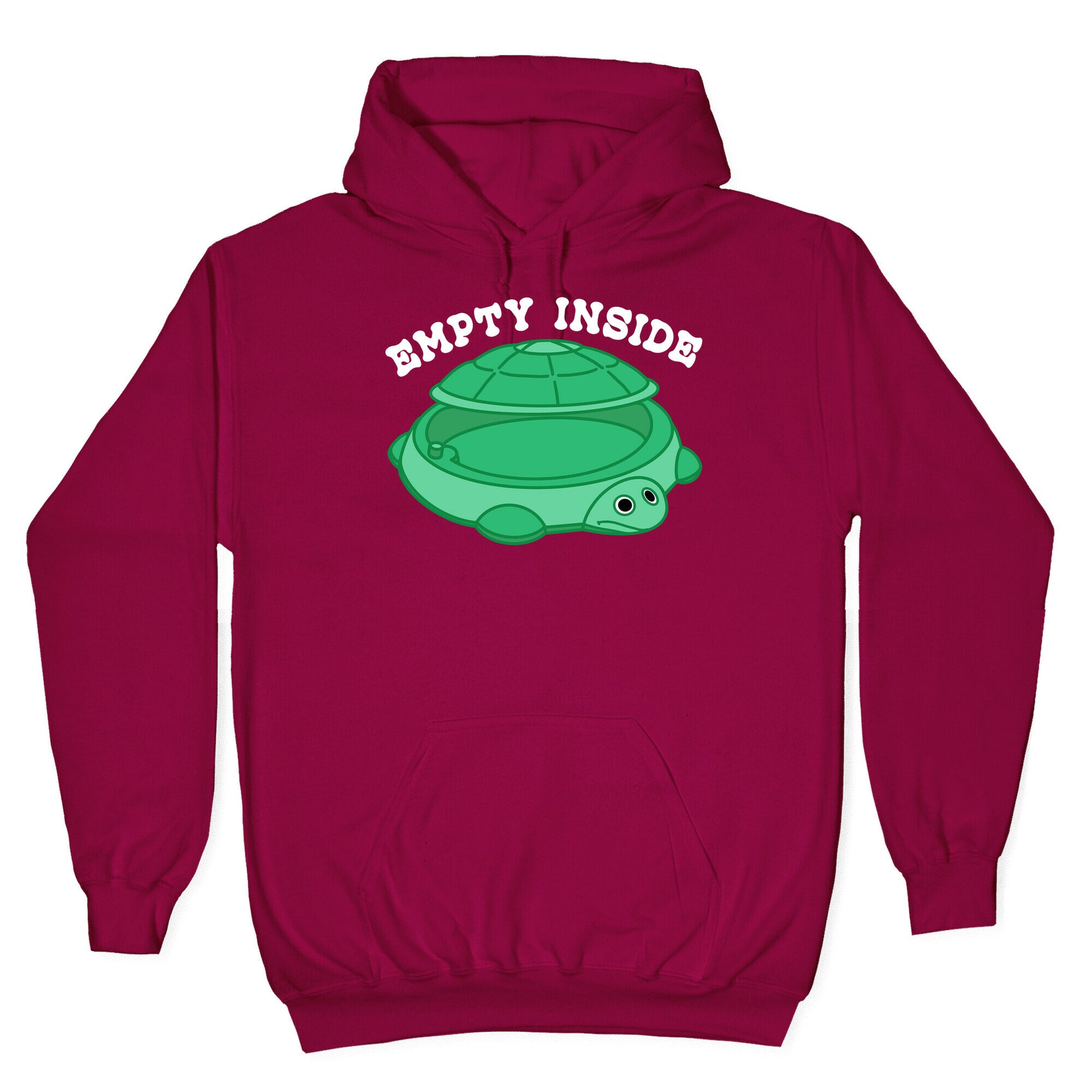 Empty Inside Turtle Sandbox Hoodie