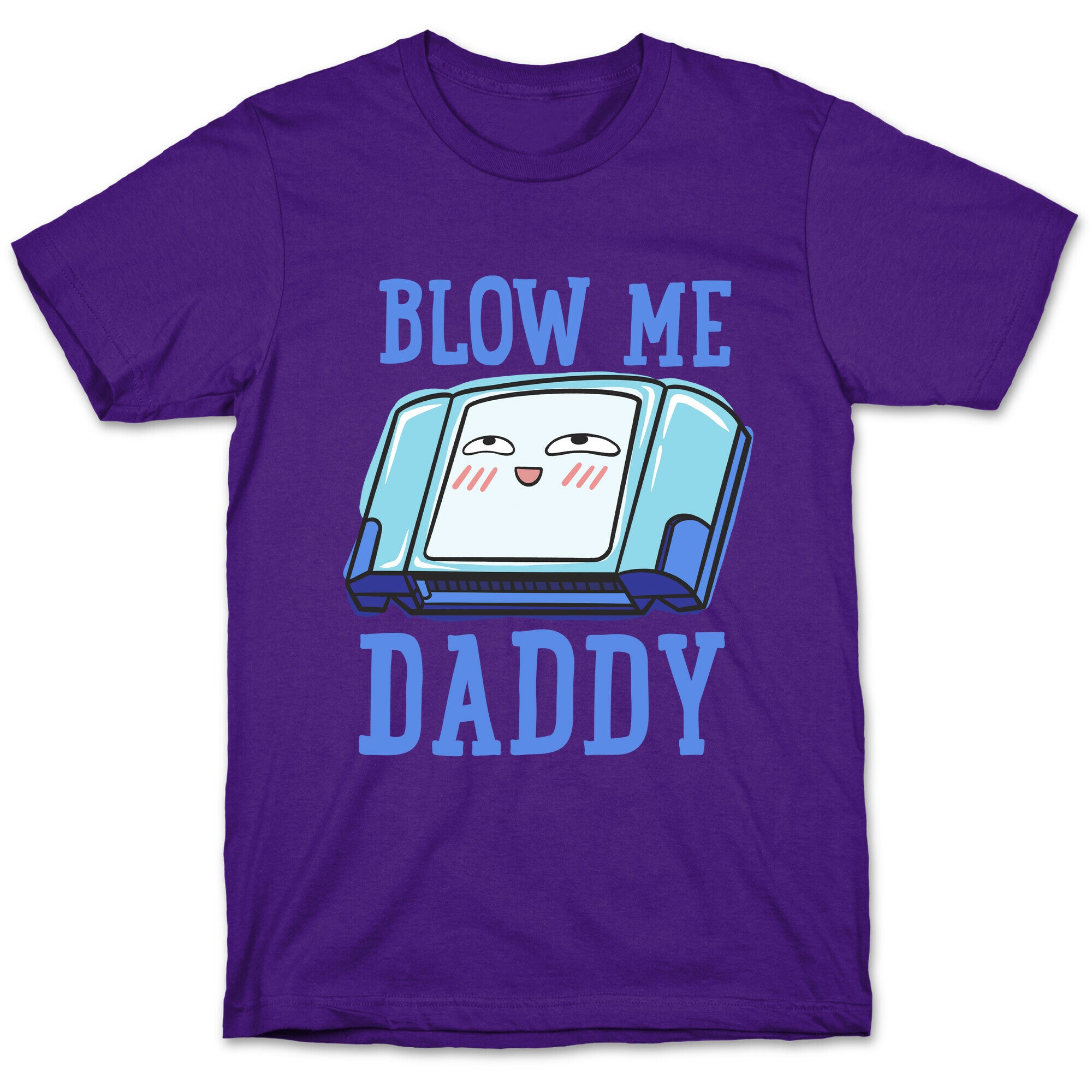 Blow Me Daddy Game Cartridge Parody T-Shirt
