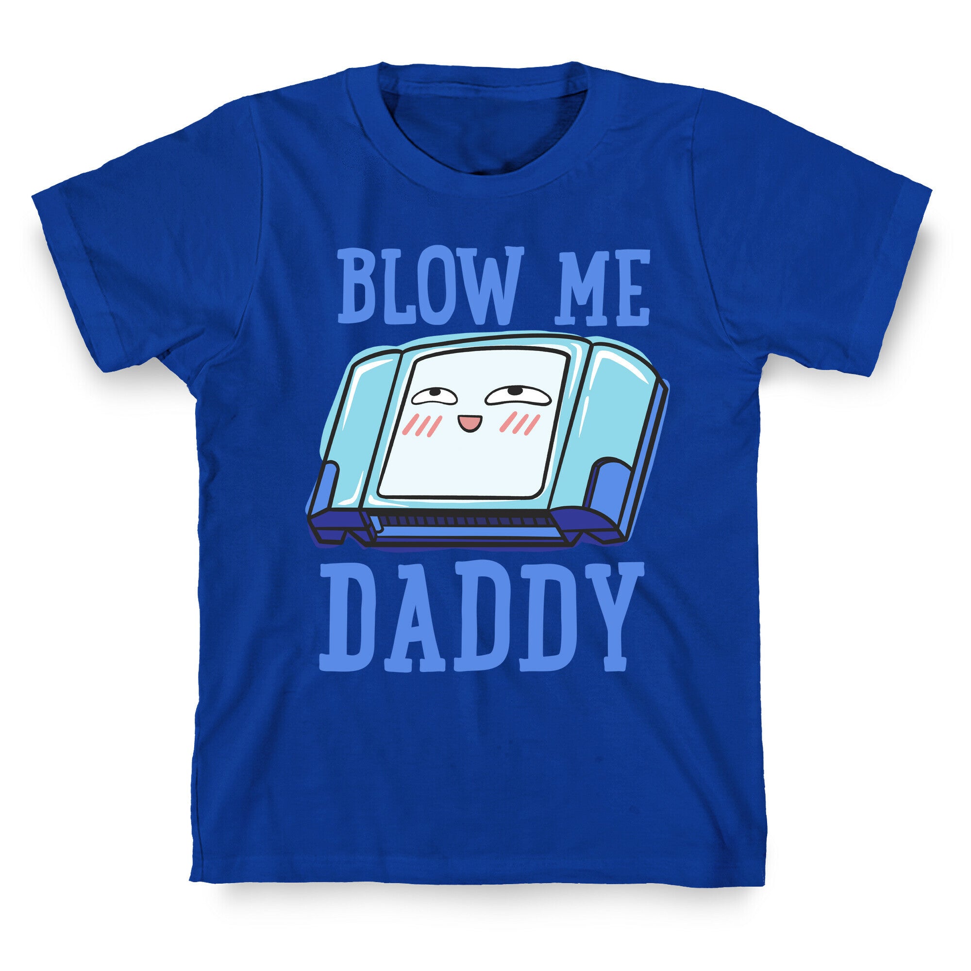 Blow Me Daddy Game Cartridge Parody T-Shirt