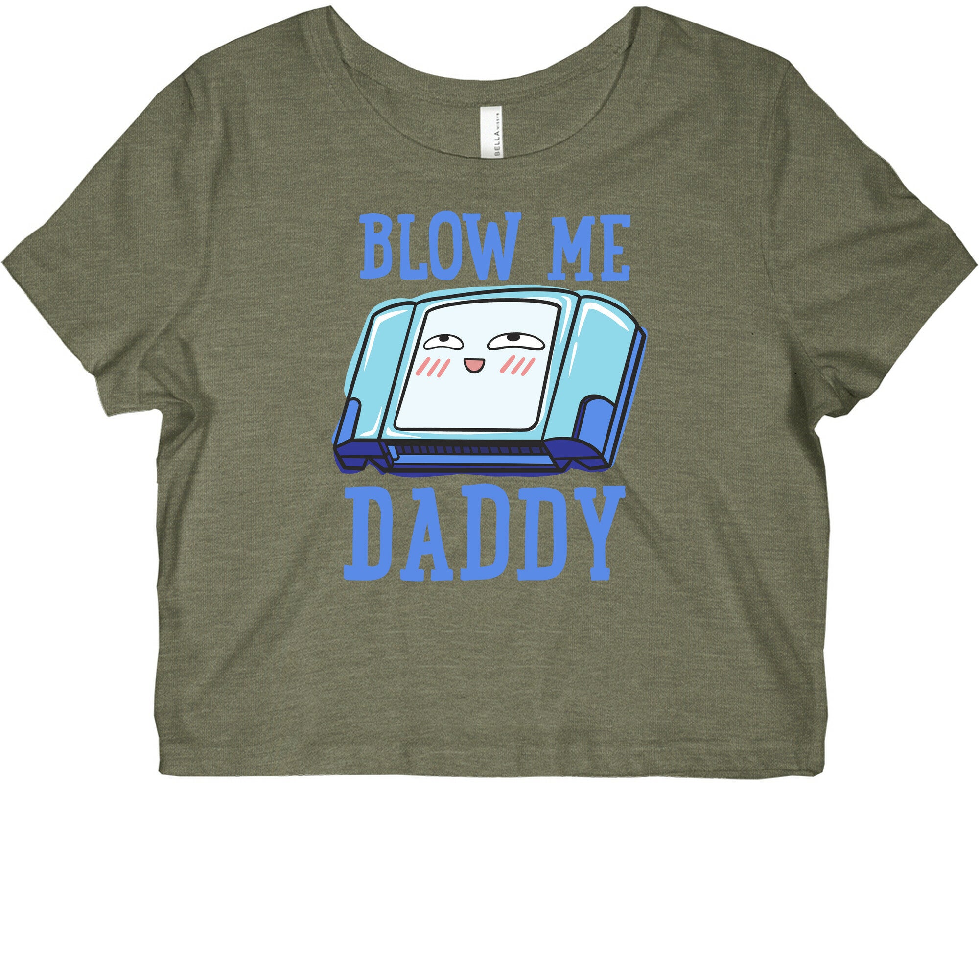 Blow Me Daddy Game Cartridge Parody Graphic Baby Tee