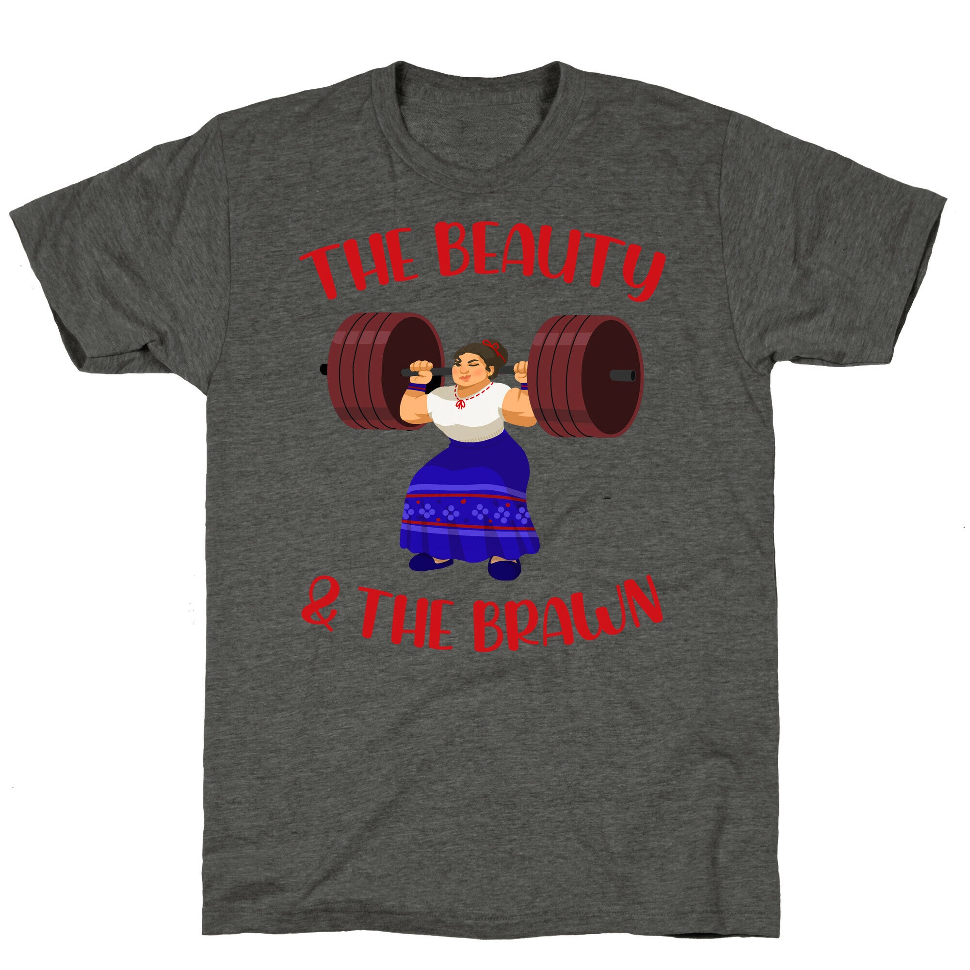 The Beauty and the Brawn Unisex Triblend Tee