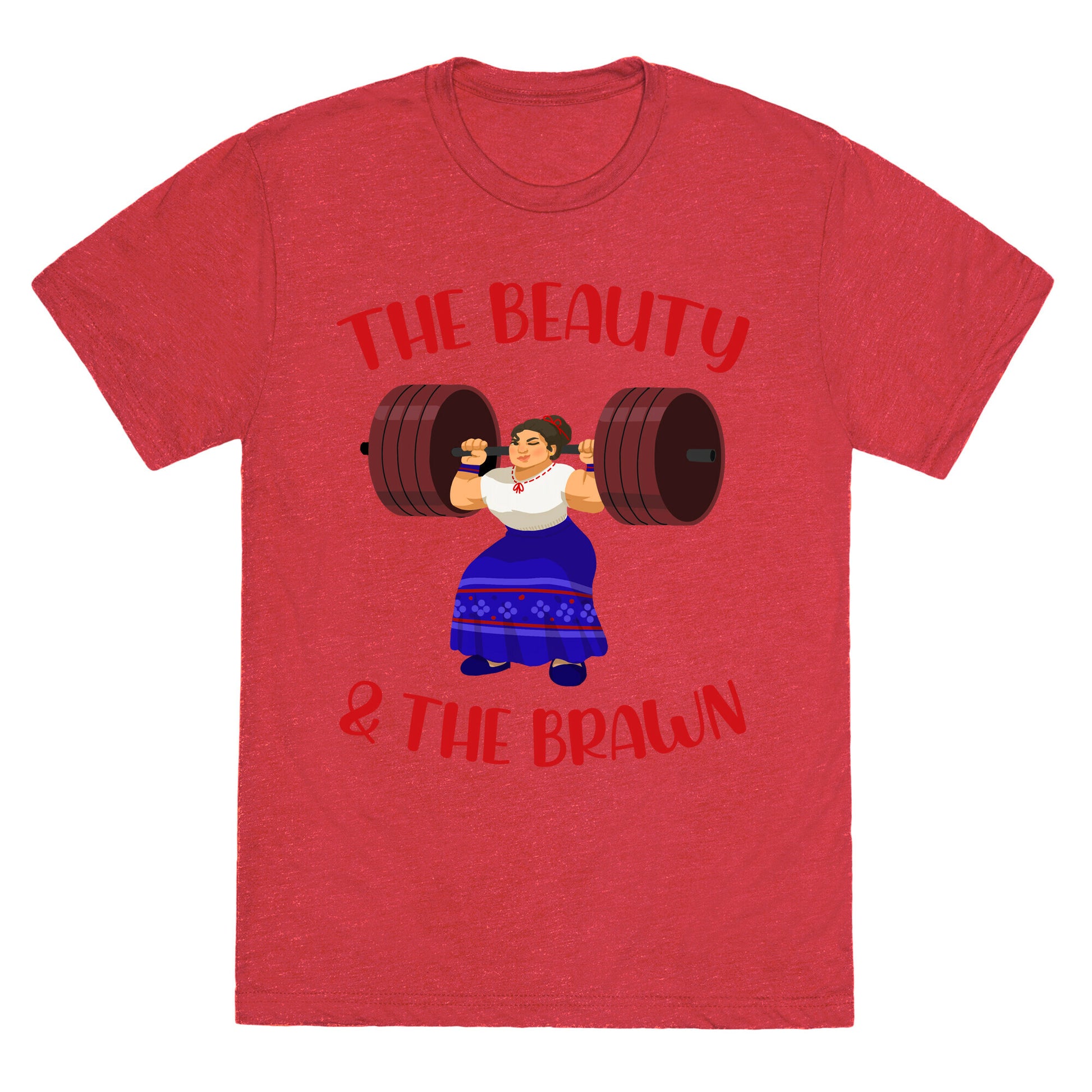 The Beauty and the Brawn Unisex Triblend Tee