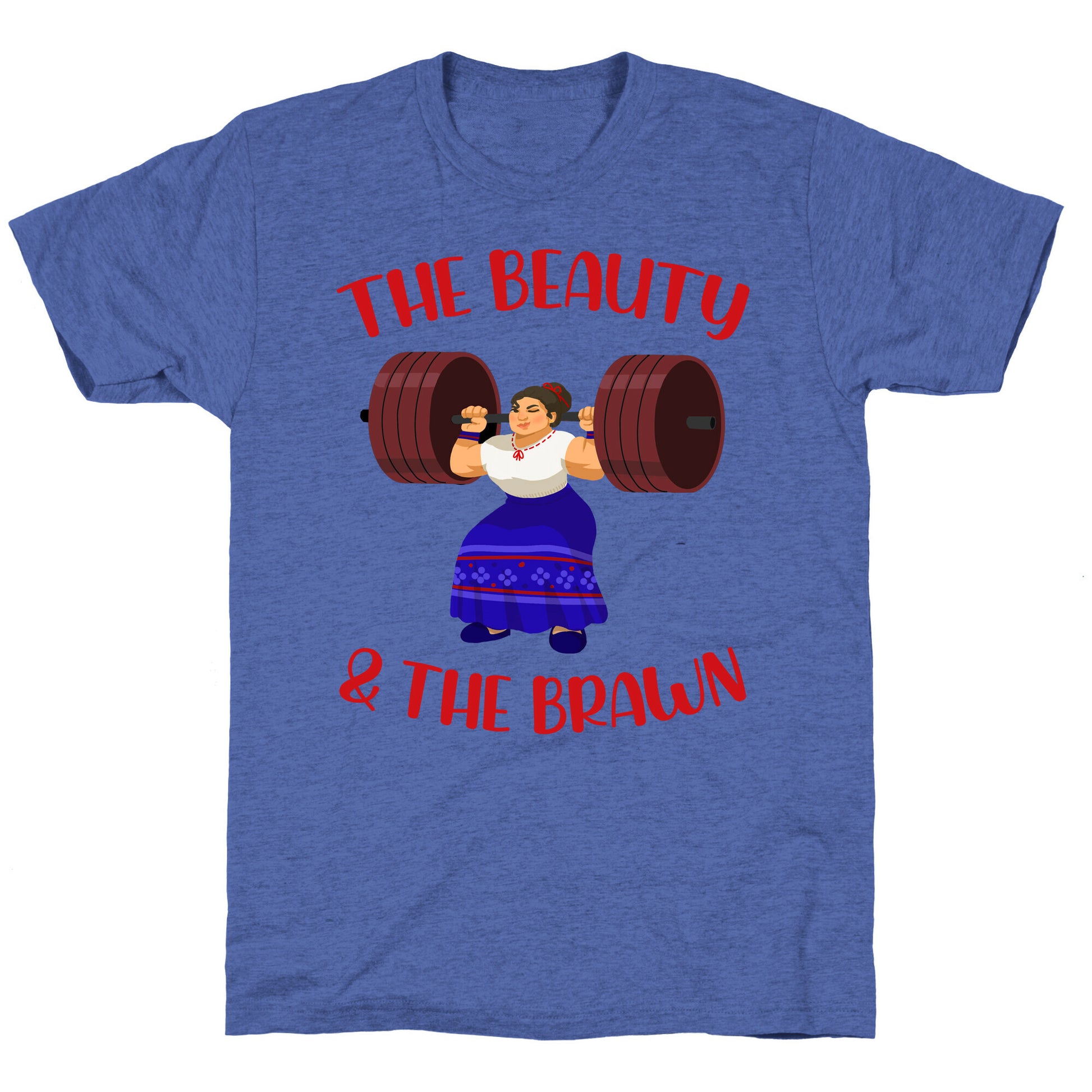 The Beauty and the Brawn Unisex Triblend Tee