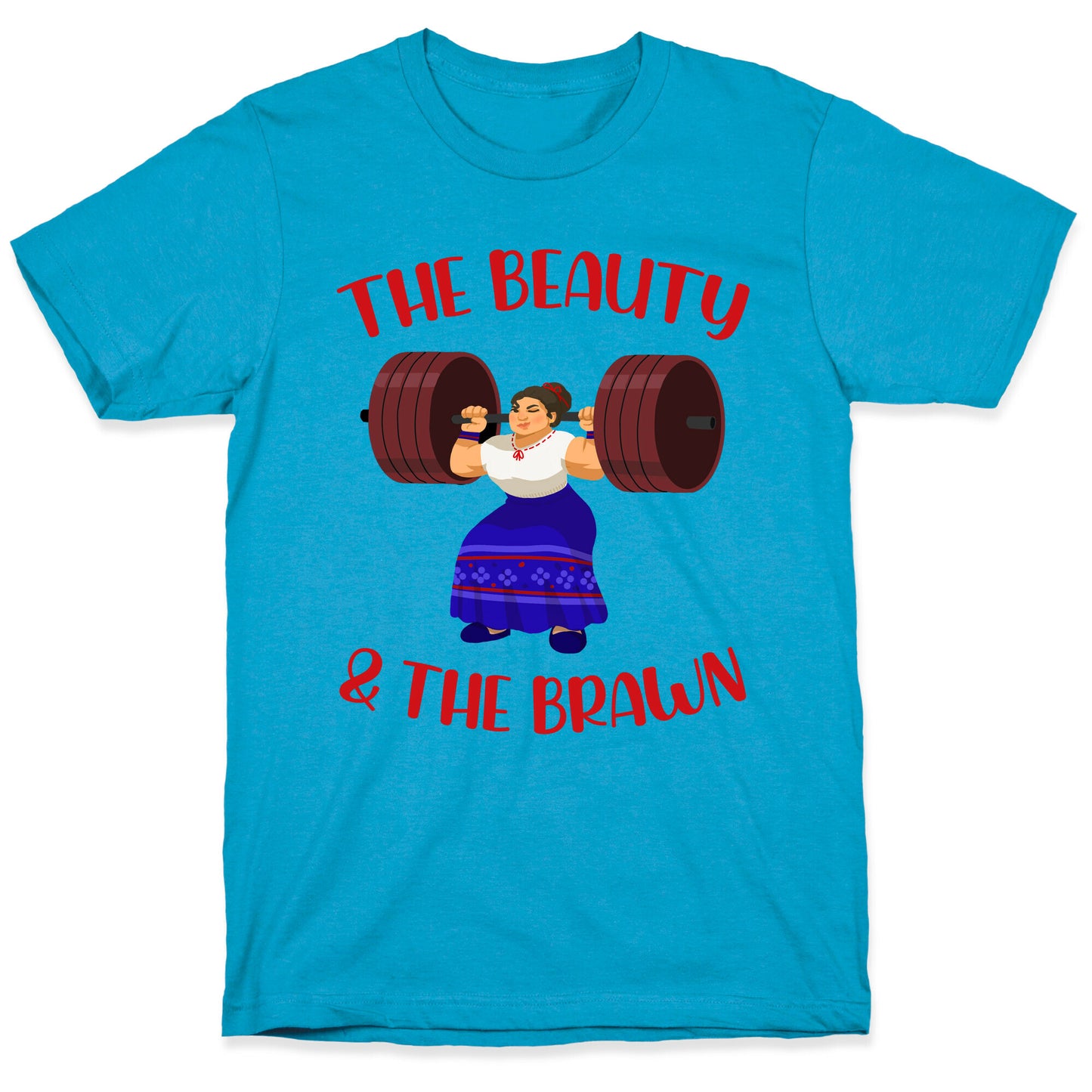 The Beauty and the Brawn Unisex Triblend Tee