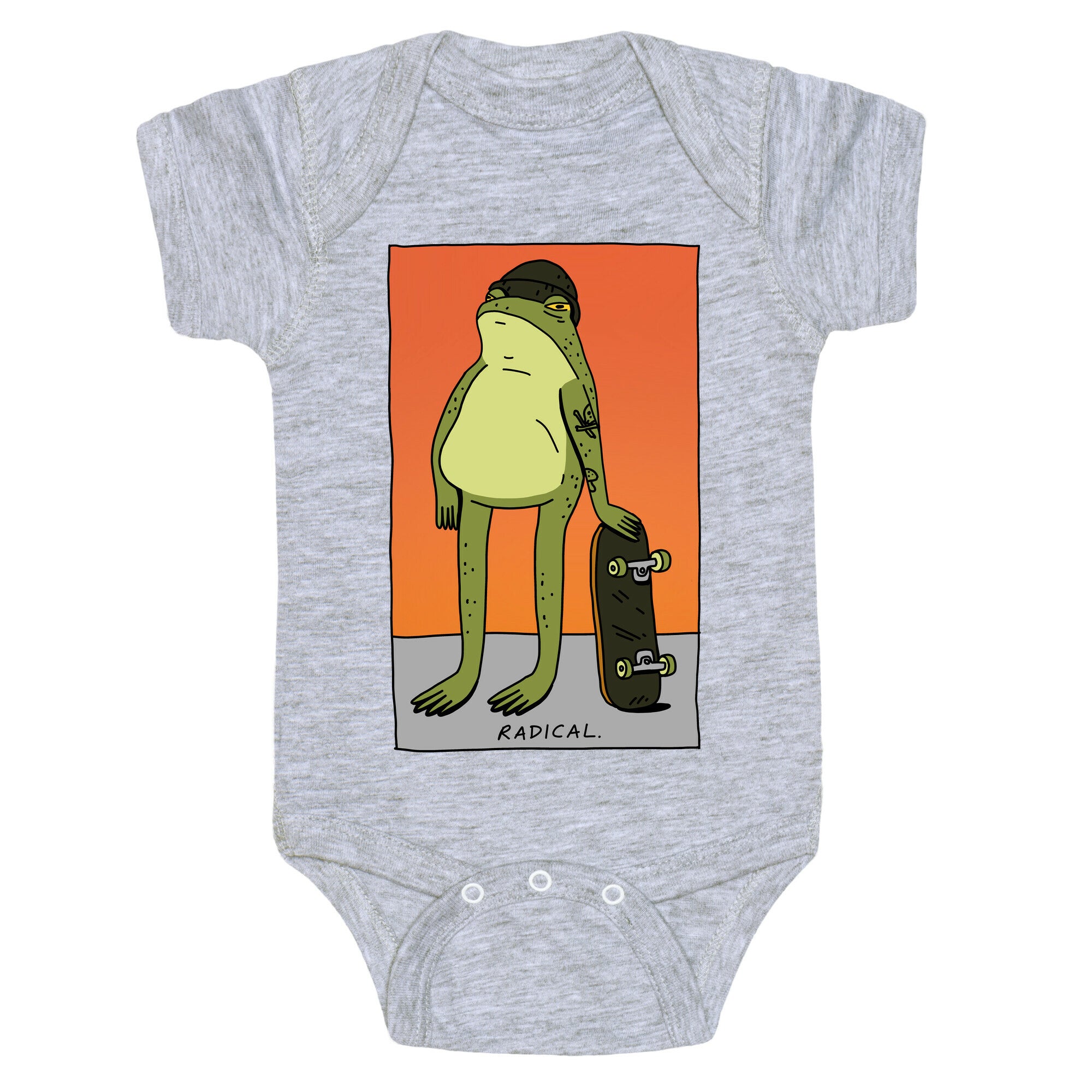 Radical Frog Skater Baby One Piece