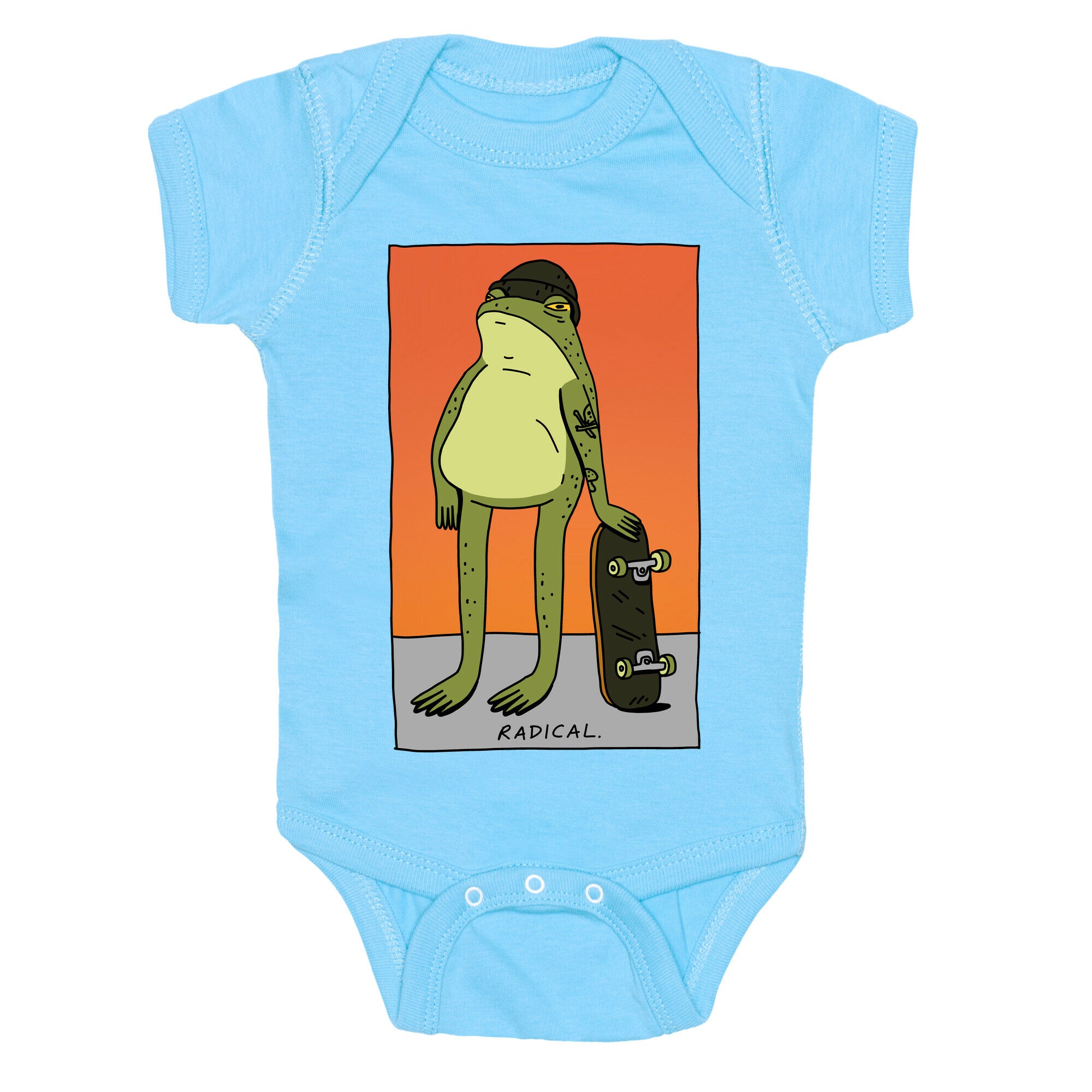 Radical Frog Skater Baby One Piece
