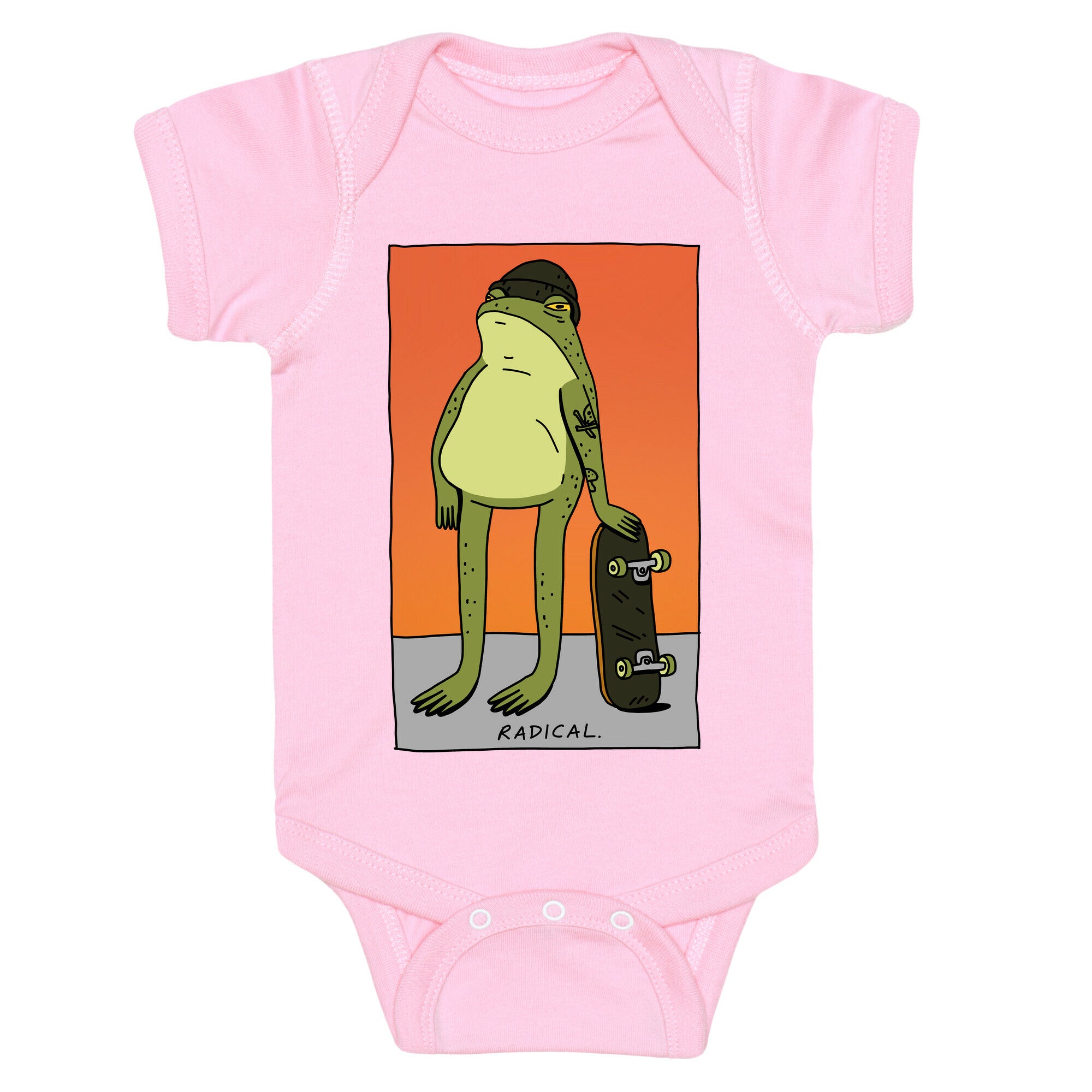 Radical Frog Skater Baby One Piece