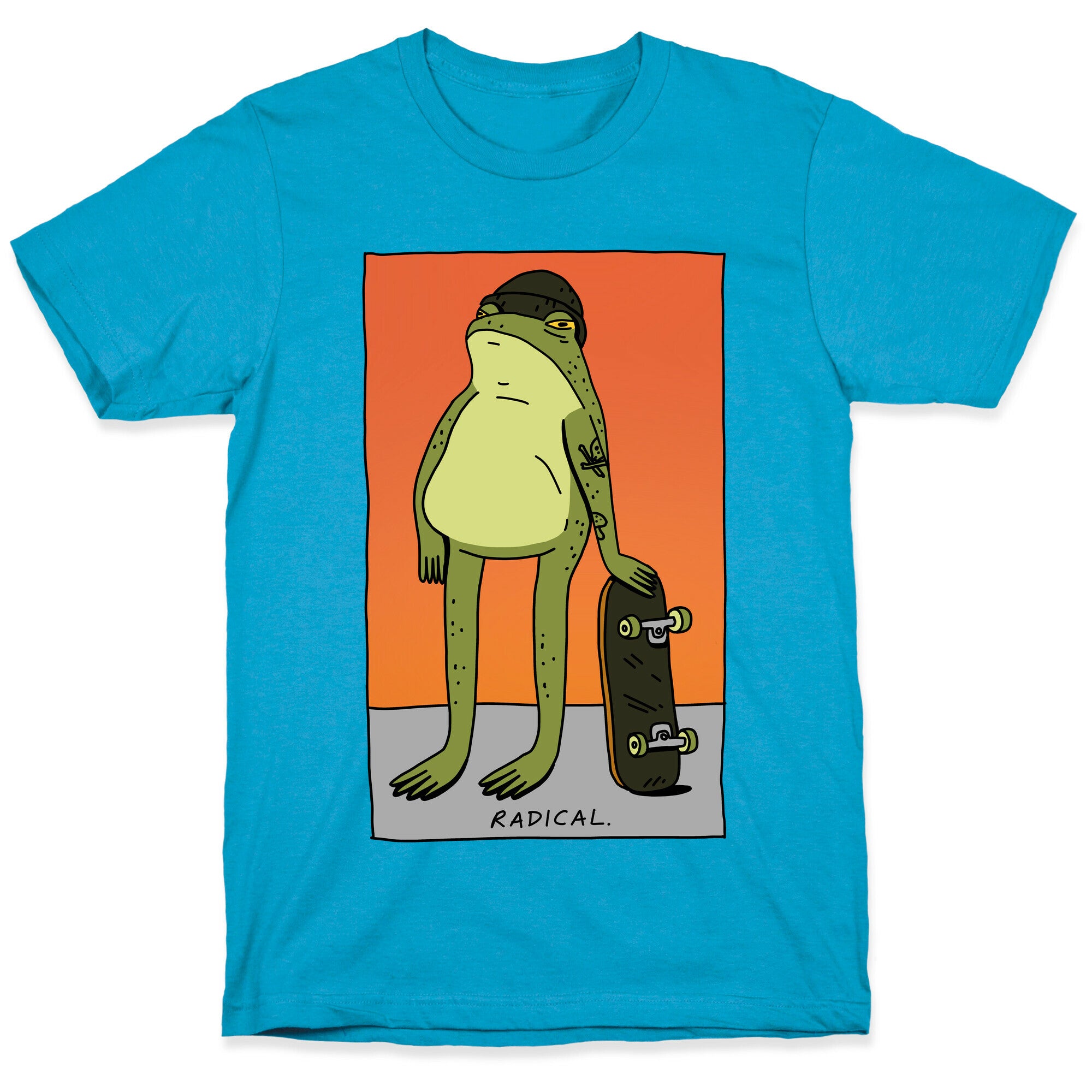 Radical Frog Skater Unisex Triblend Tee