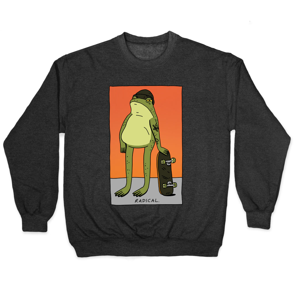 Radical Frog Skater Crewneck Sweatshirt