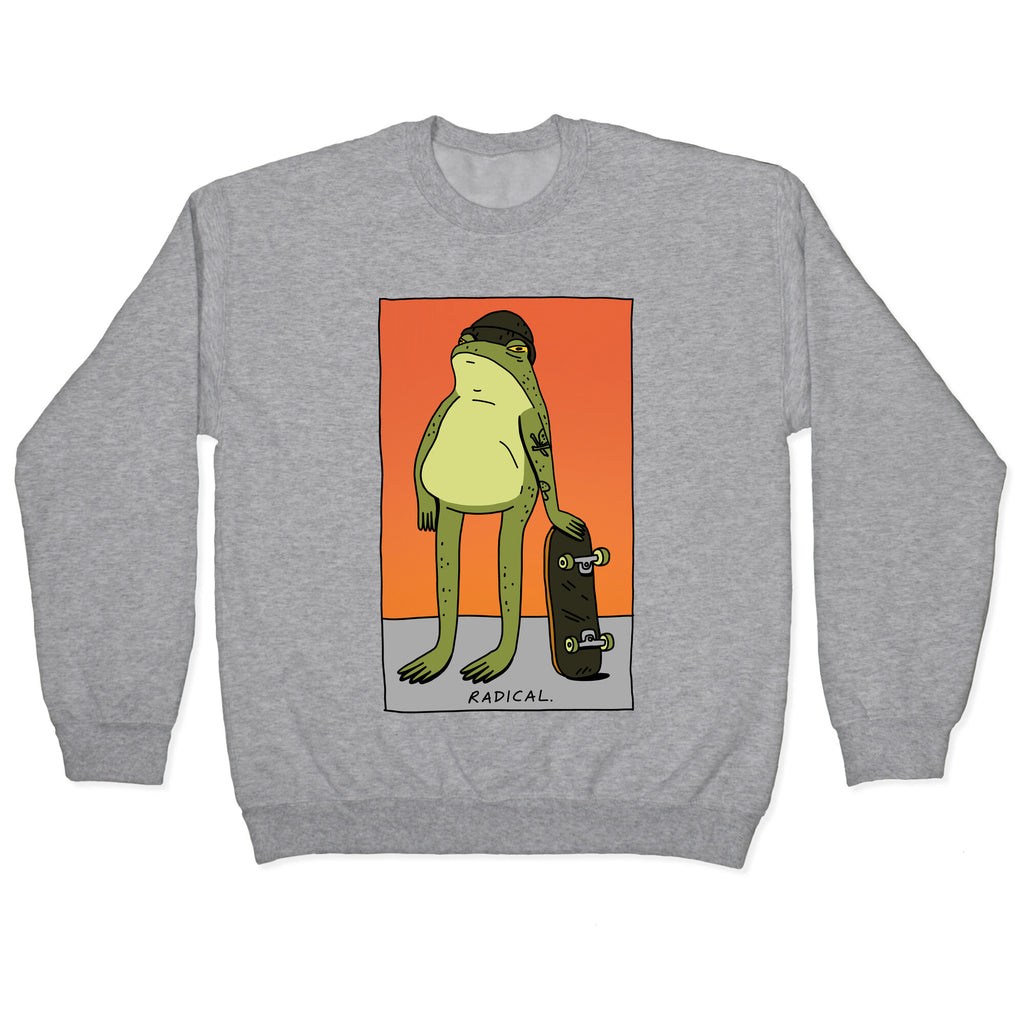 Radical Frog Skater Crewneck Sweatshirt