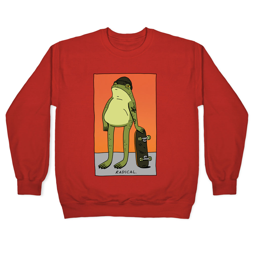 Radical Frog Skater Crewneck Sweatshirt